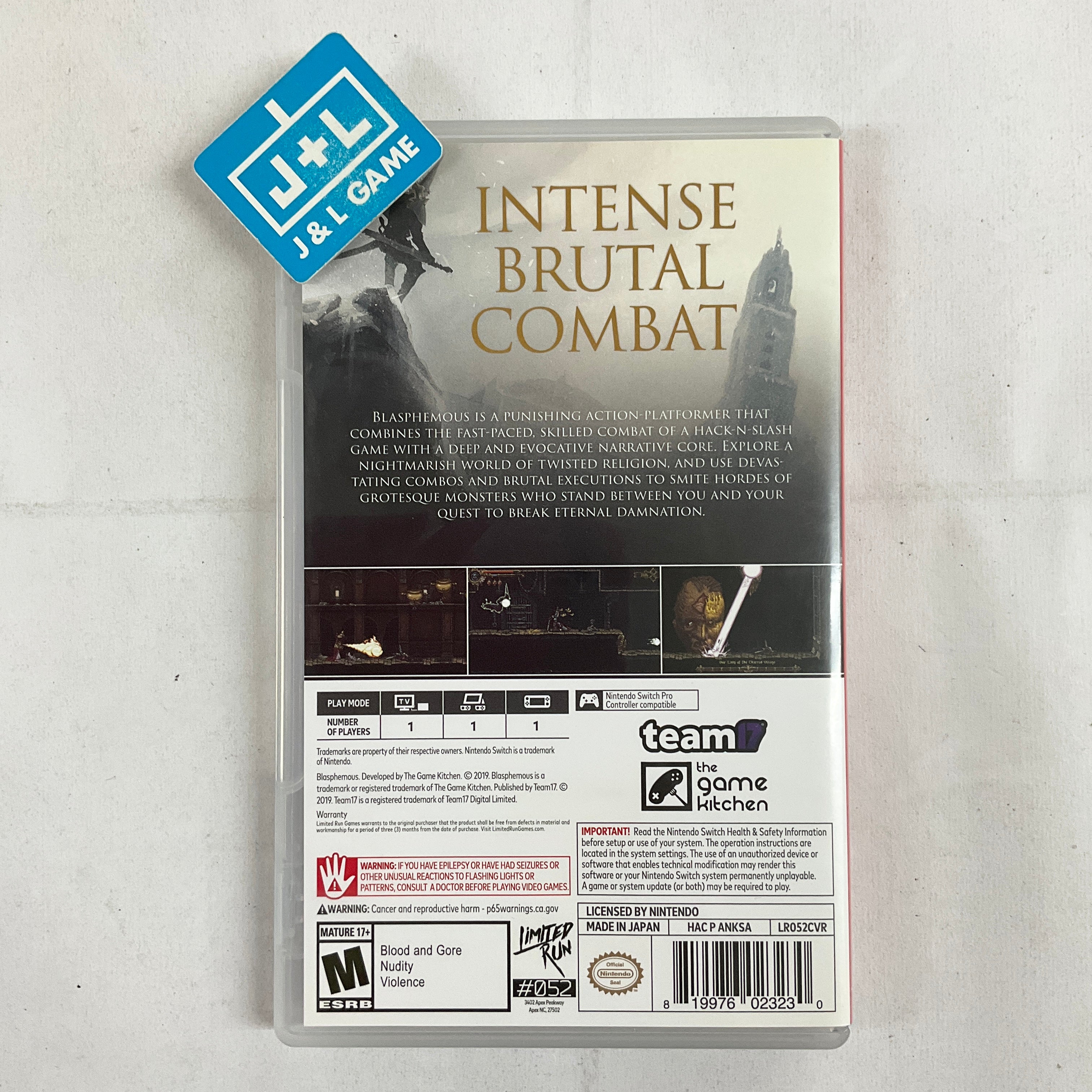 Blasphemous (Limited Run Games #052) - (NSW) Nintendo Switch [Pre-Owned] Video Games Limited Run Games   