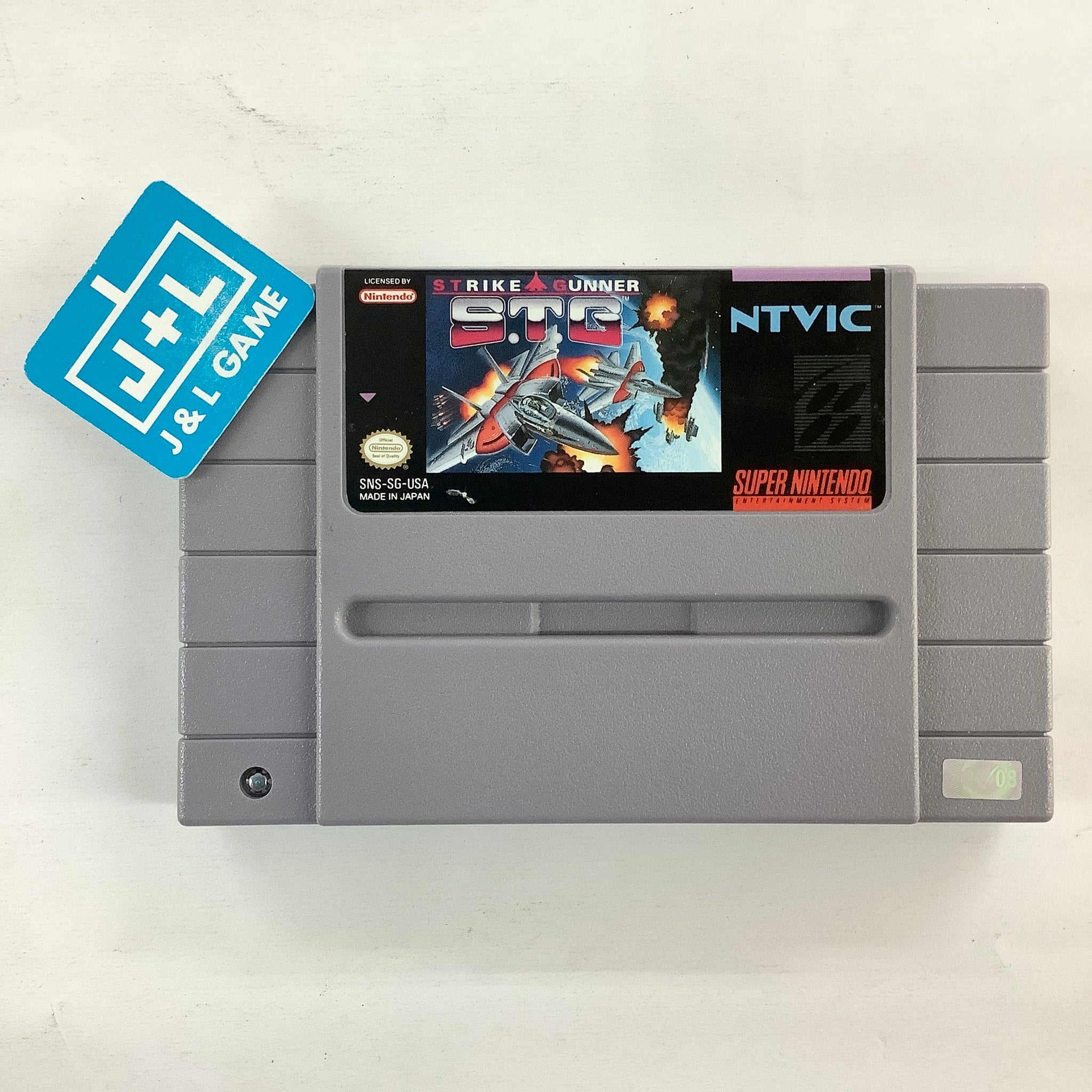 Strike Gunner S.T.G - (SNES) Super Nintendo [Pre-Owned] Video Games NTVIC   