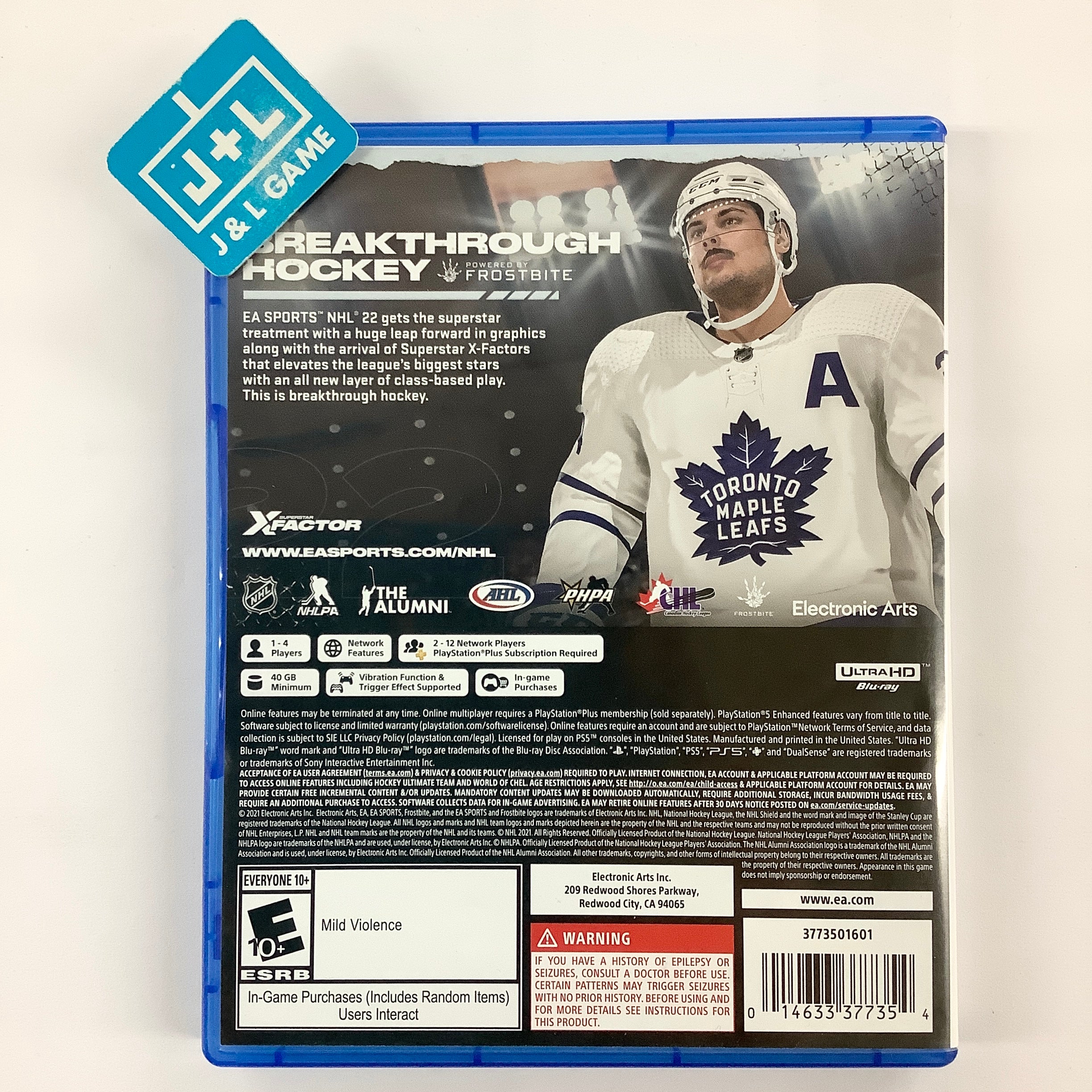 NHL 22 - (PS5) PlayStation 5 [UNBOXING] Video Games Electronic Arts   
