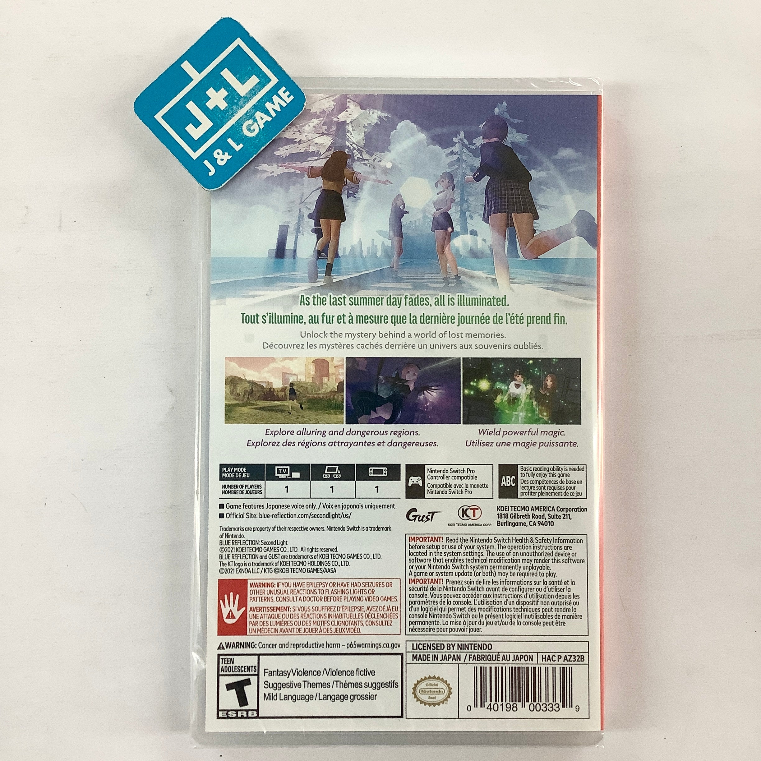 Blue Reflection: Second Light - (NSW) Nintendo Switch Video Games KT   