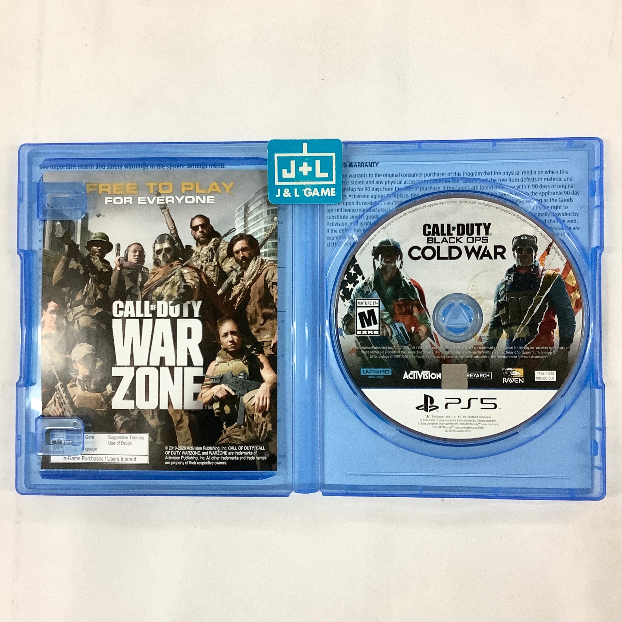 Call of Duty: Black Ops Cold War - (PS5) PlayStation 5 [Pre-Owned] Video Games ACTIVISION   