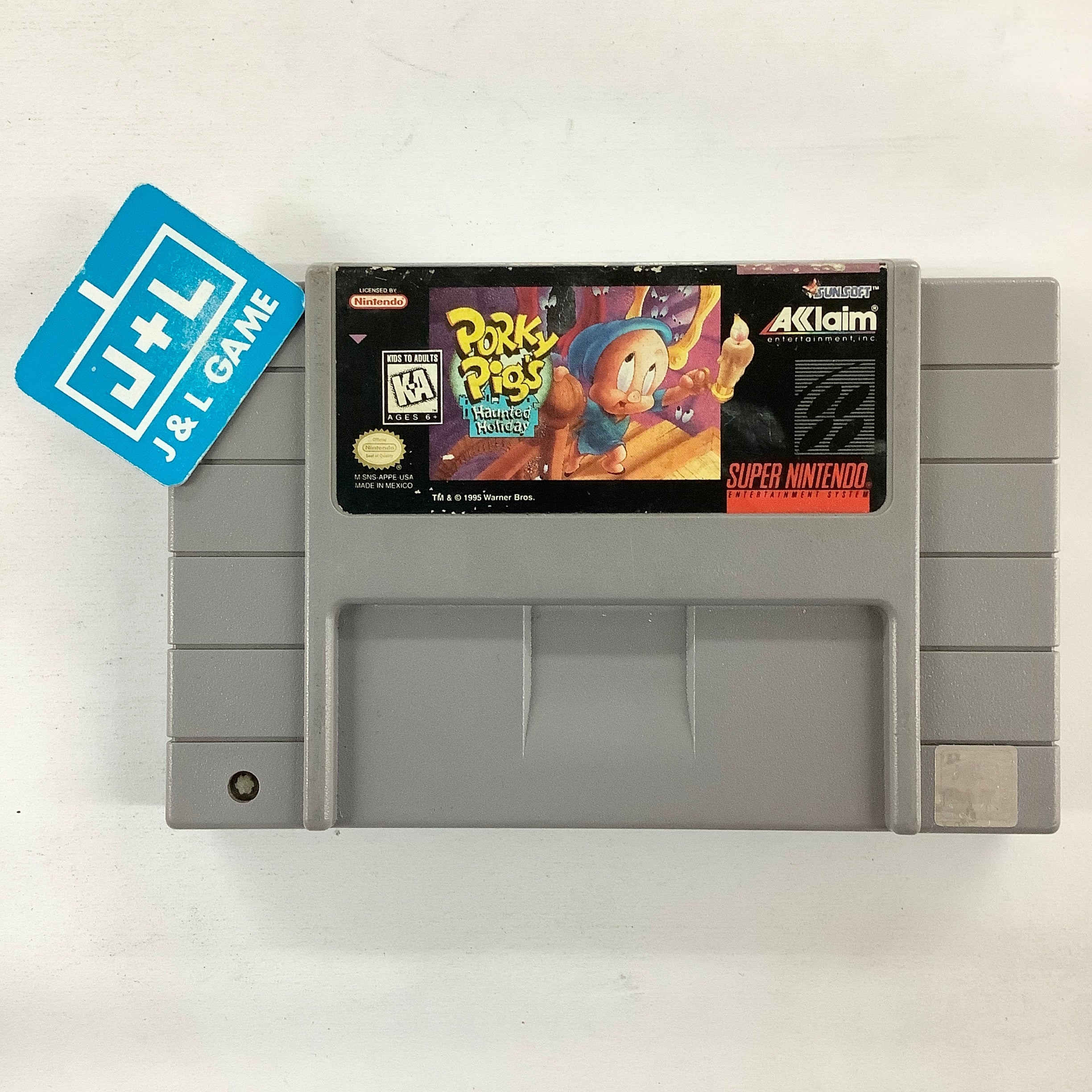 Porky Pig's Haunted Holiday - (SNES) Super Nintendo [Pre-Owned] Video Games Acclaim   