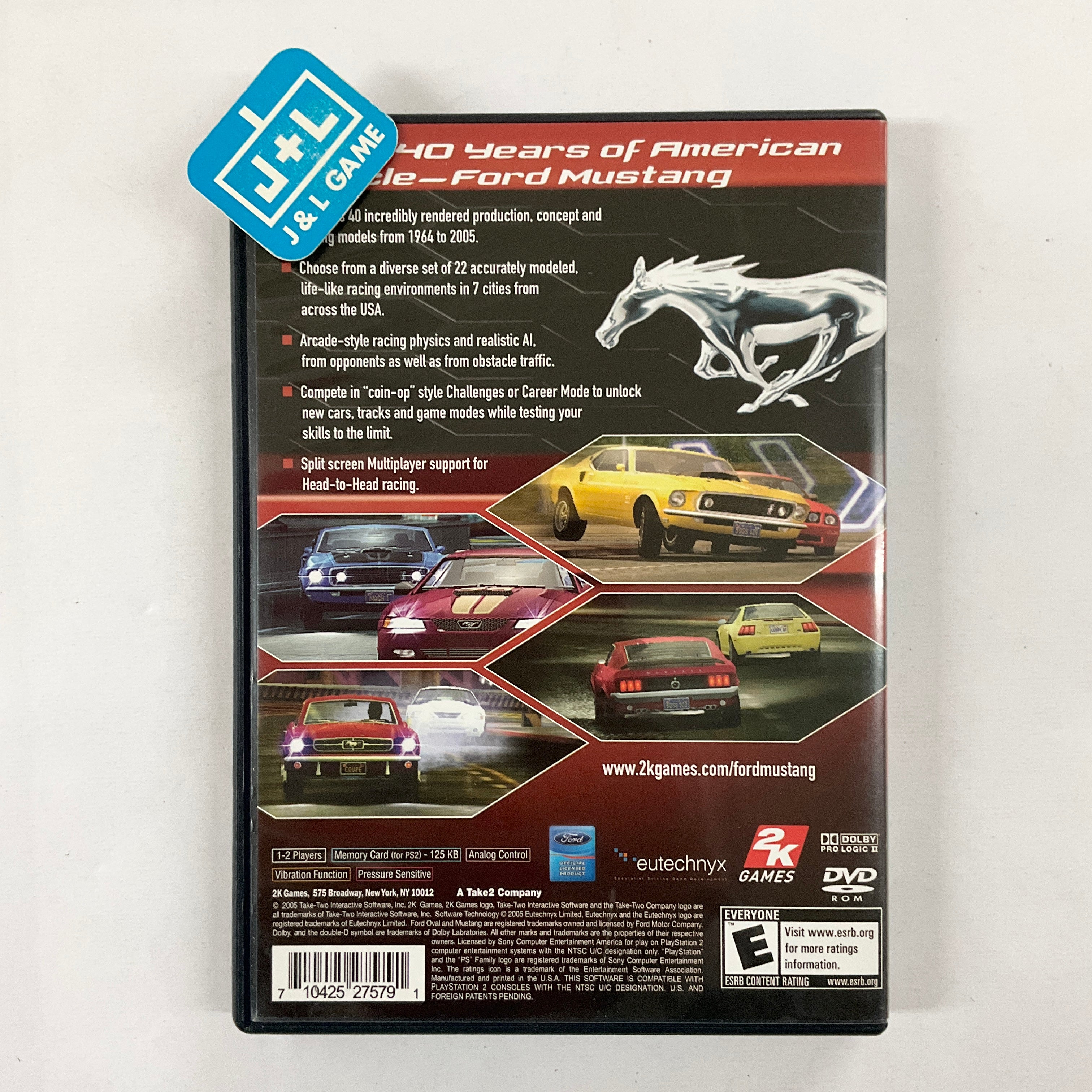 Ford Mustang: The Legend Lives - (PS2) PlayStation 2 [Pre-Owned] Video Games 2K Games   