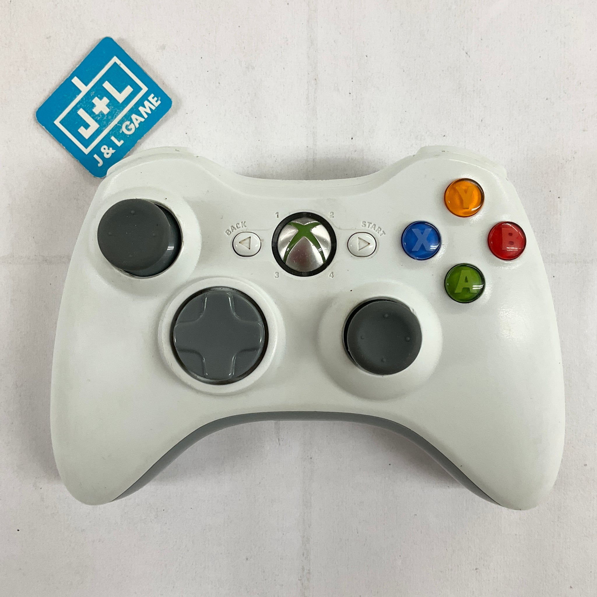 Microsoft Xbox 360 Wireless Controller (White) - Xbox 360 [Pre-Owned] Accessories Microsoft   