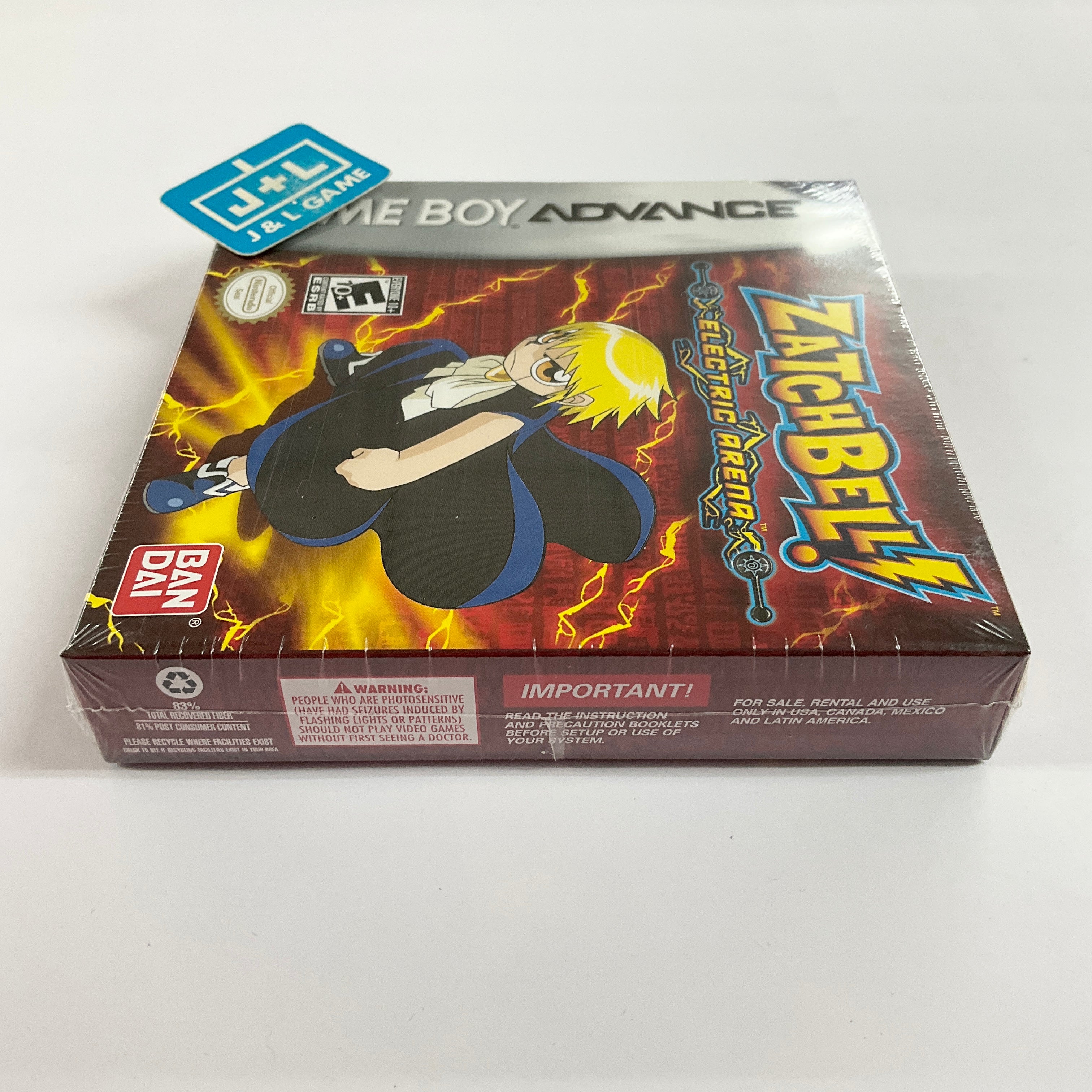 Zatch Bell! Electric Arena - (GBA) Game Boy Advance Video Games Bandai   