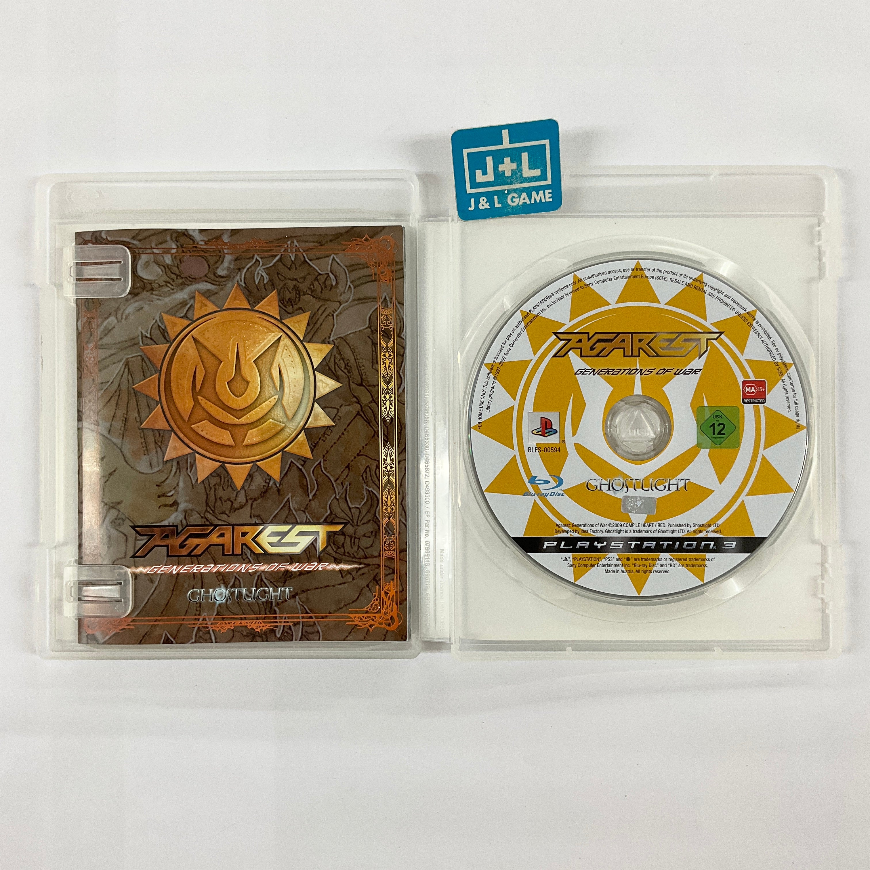 Agarest: Generations of War - (PS3) PlayStation 3 [Pre-Owned] (European Import) Video Games Ghostlight   