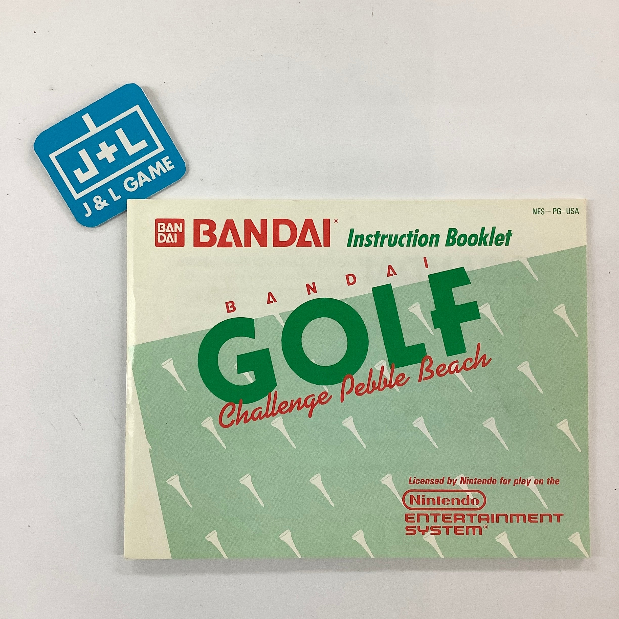 Bandai Golf: Challenge Pebble Beach - (NES) Nintendo Entertainment System [Pre-Owned] Video Games Bandai   