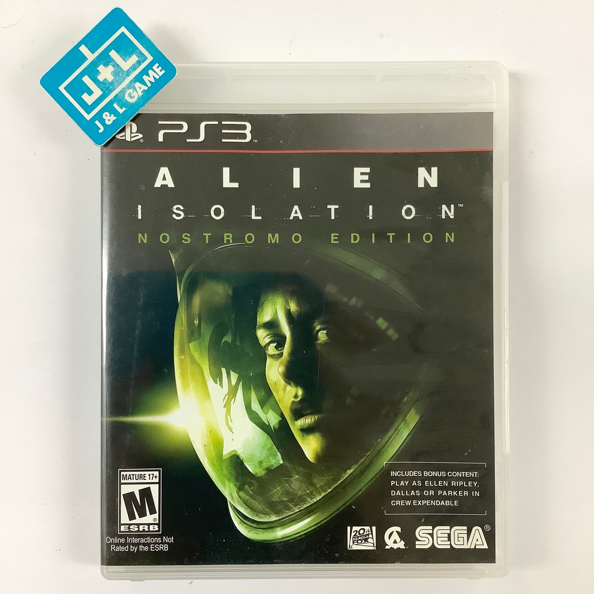 Alien: Isolation (Nostromo Edition) - (PS3) PlayStation 3 [Pre-Owned] Video Games Sega   
