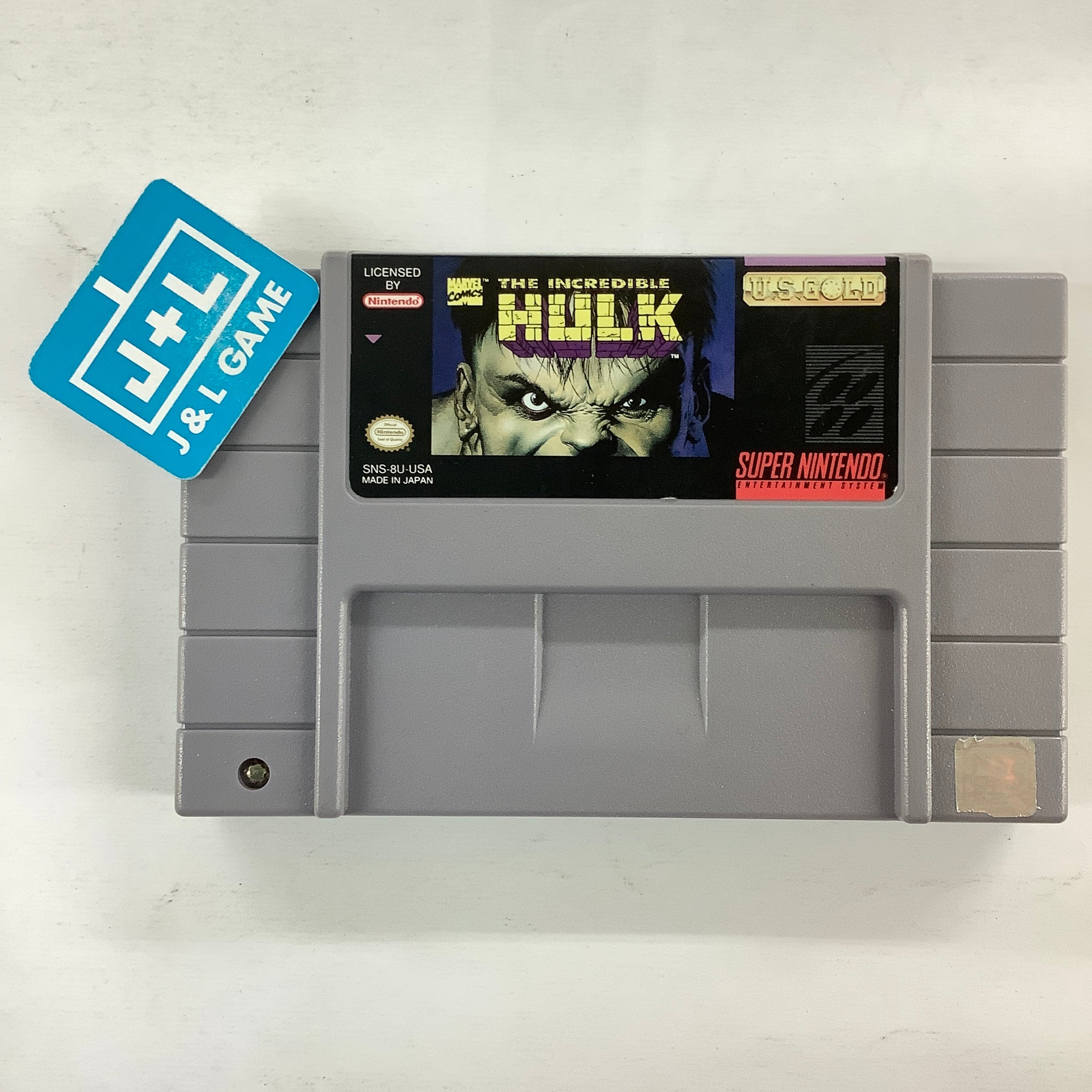 The Incredible Hulk - (SNES) Super Nintendo [Pre-Owned] Video Games U.S. Gold   