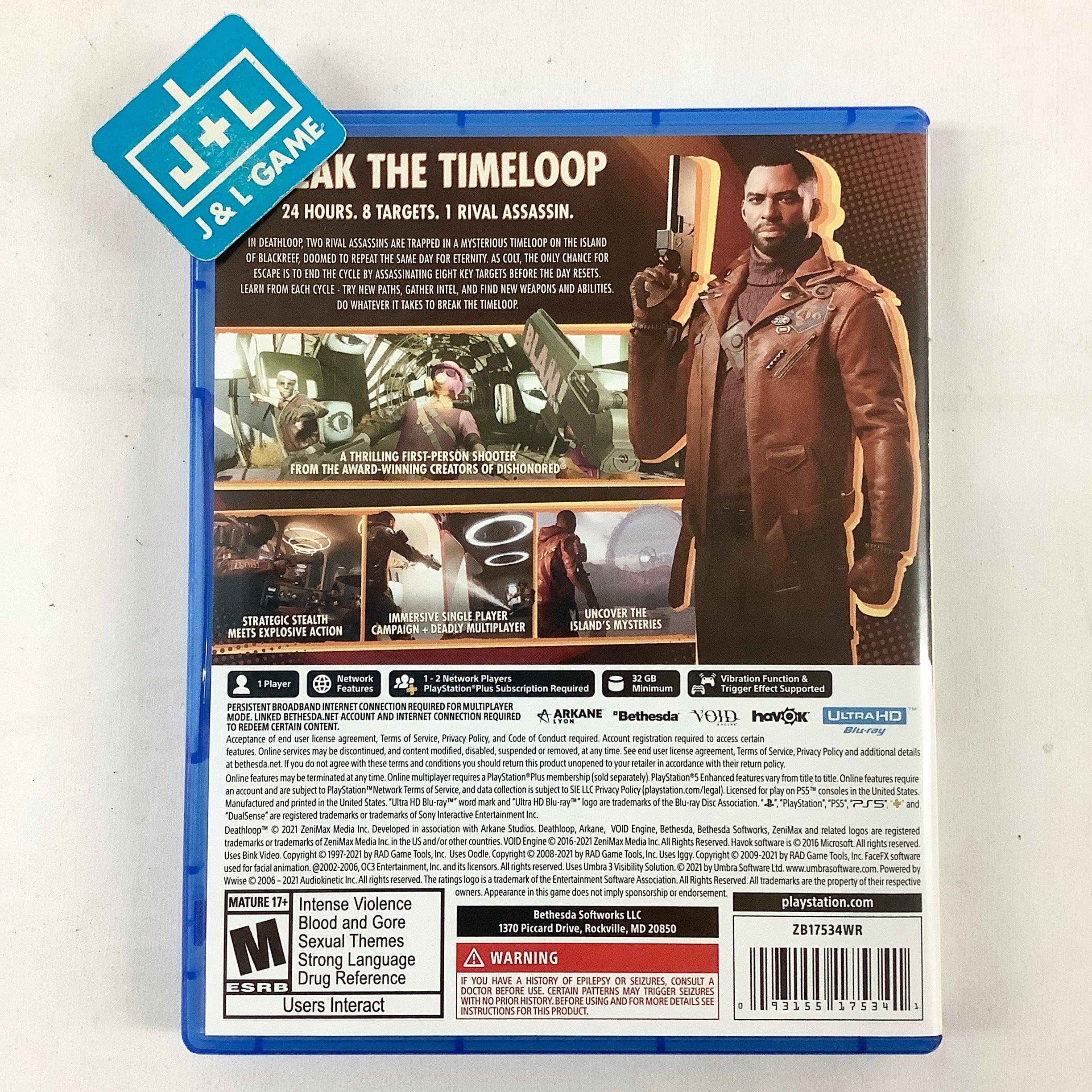 Deathloop - (PS5) PlayStation 5 [Pre-Owned] Video Games Bethesda   
