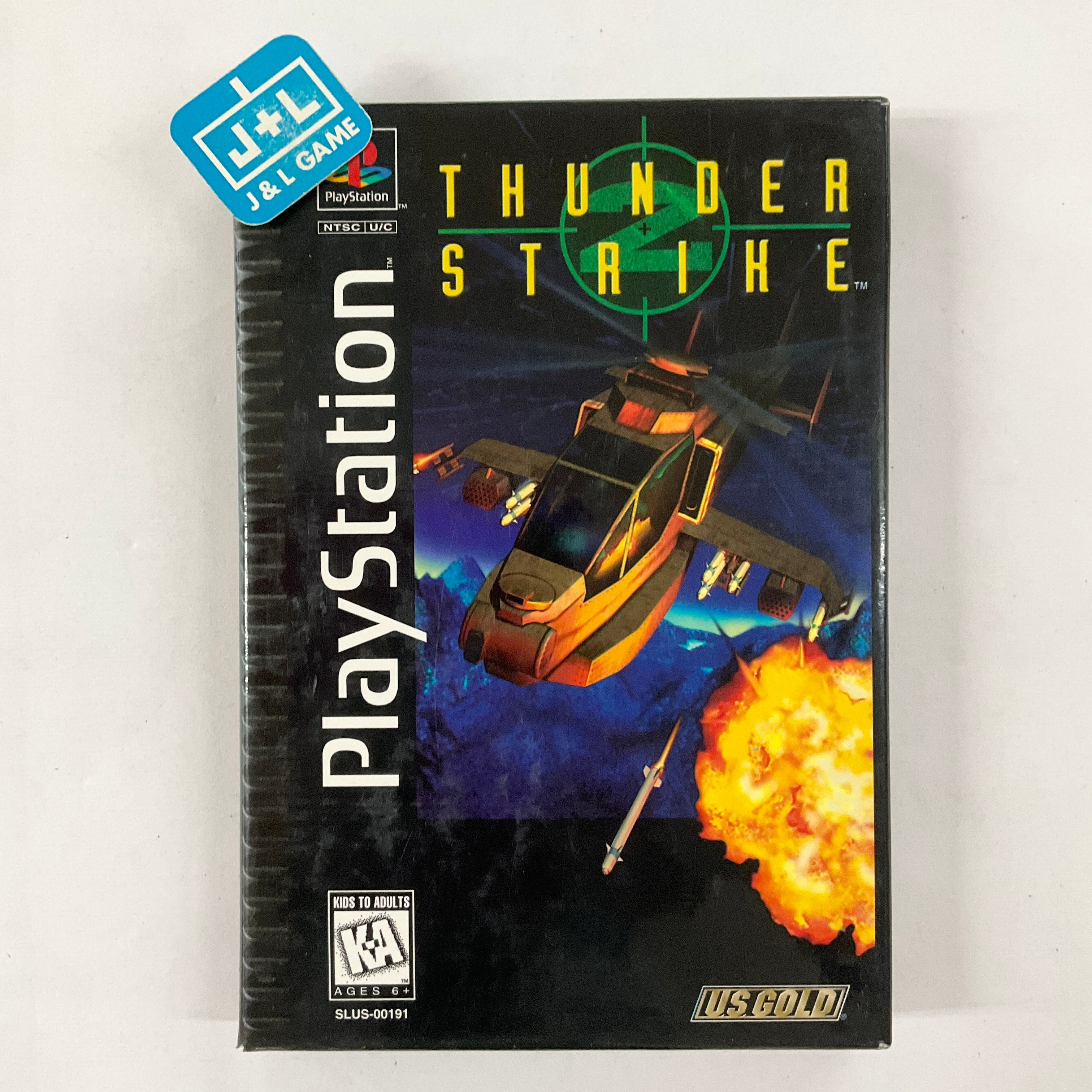ThunderStrike 2 (Long Box) - (PS1) PlayStation 1 [Pre-Owned] Video Games Eidos Interactive   