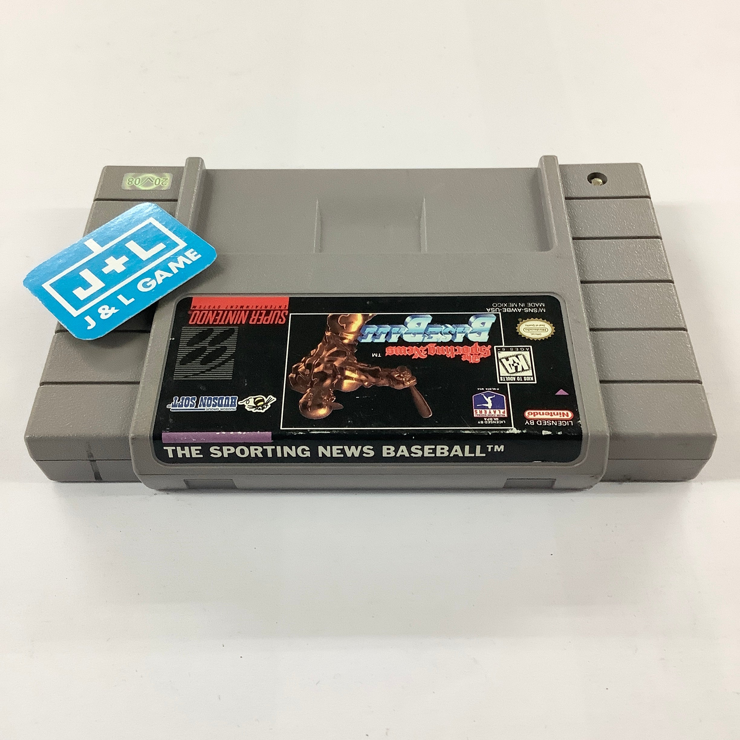 The Sporting News: Baseball - (SNES) Super Nintendo [Pre-Owned] Video Games Hudson Soft   