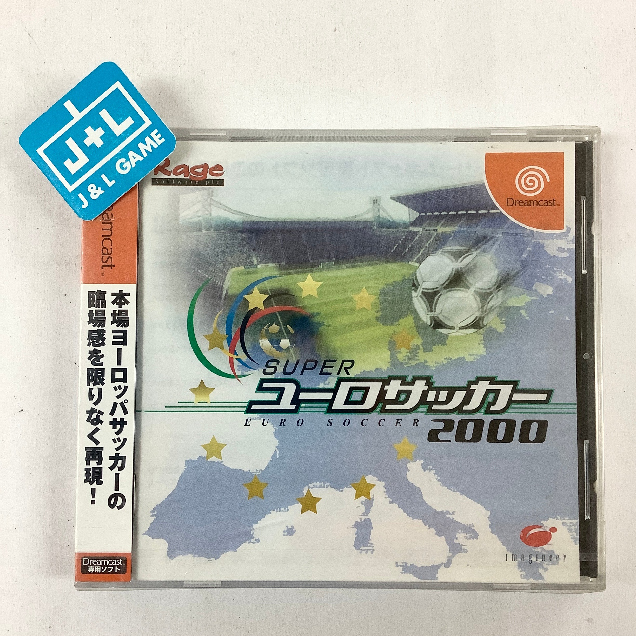 Super Euro Soccer 2000 - (DC) SEGA Dreamcast (Japanese Import) Video Games Imagineer   