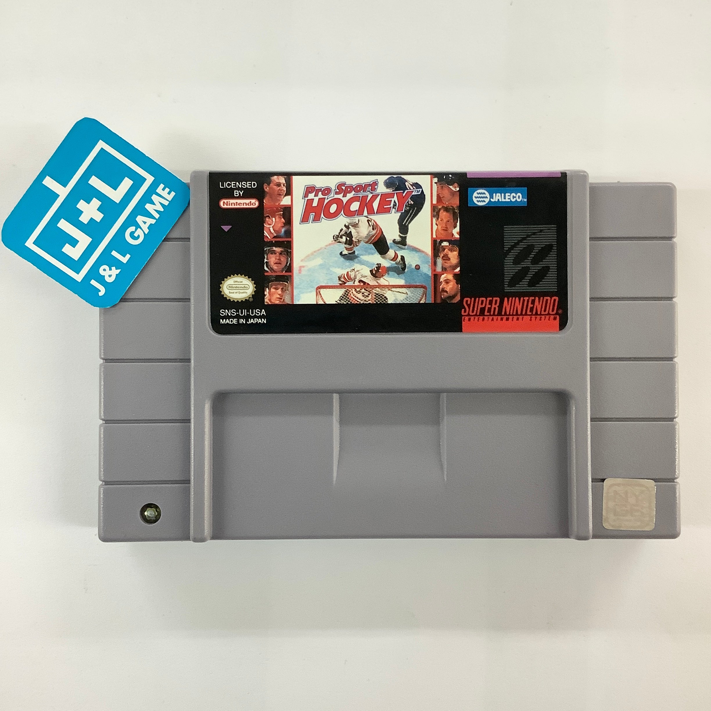 Pro Sport Hockey - (SNES) Super Nintendo [Pre-Owned] Video Games Jaleco Entertainment   