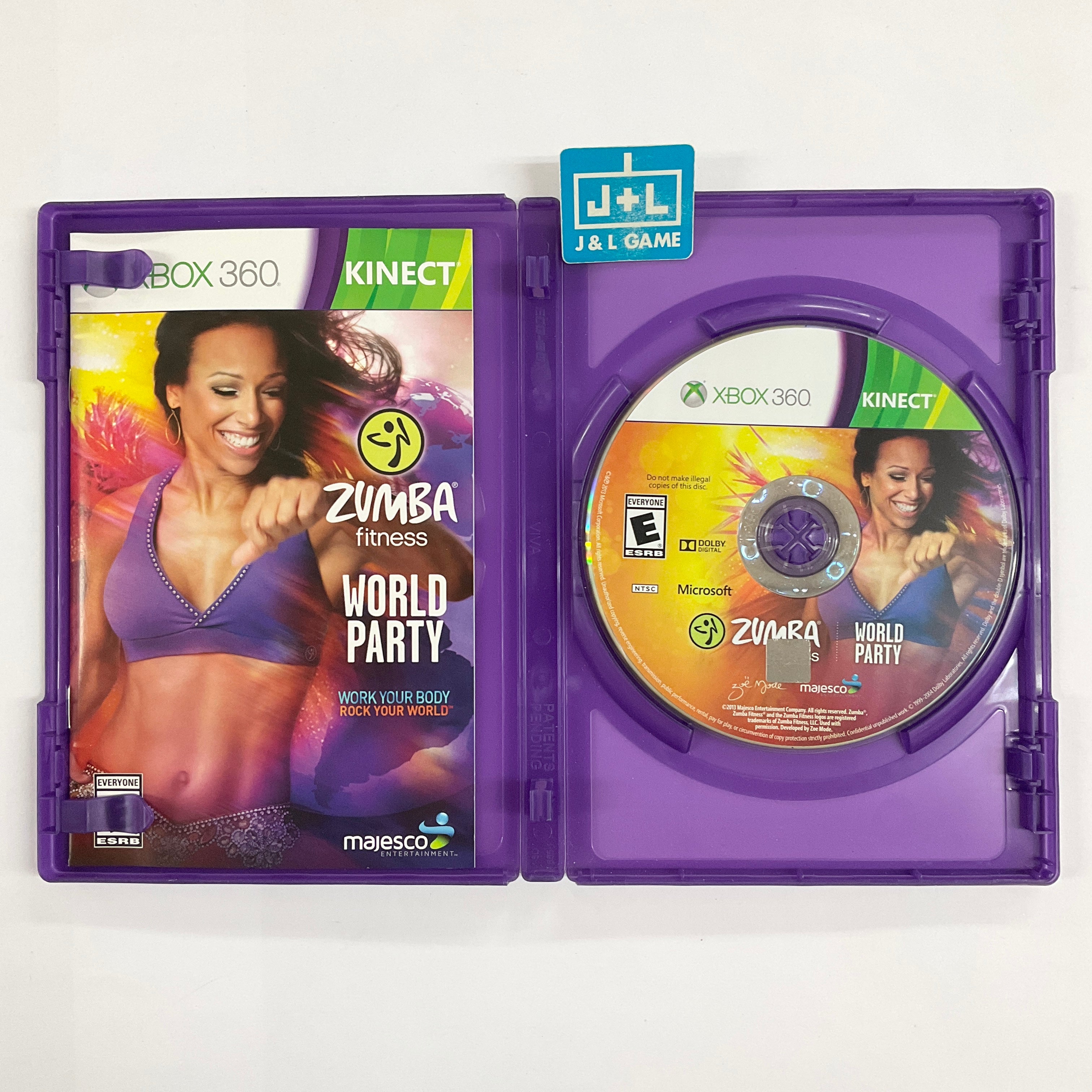 Zumba Fitness World Party (Kinect Required) - Xbox 360 [Pre-Owned] Video Games Majesco   