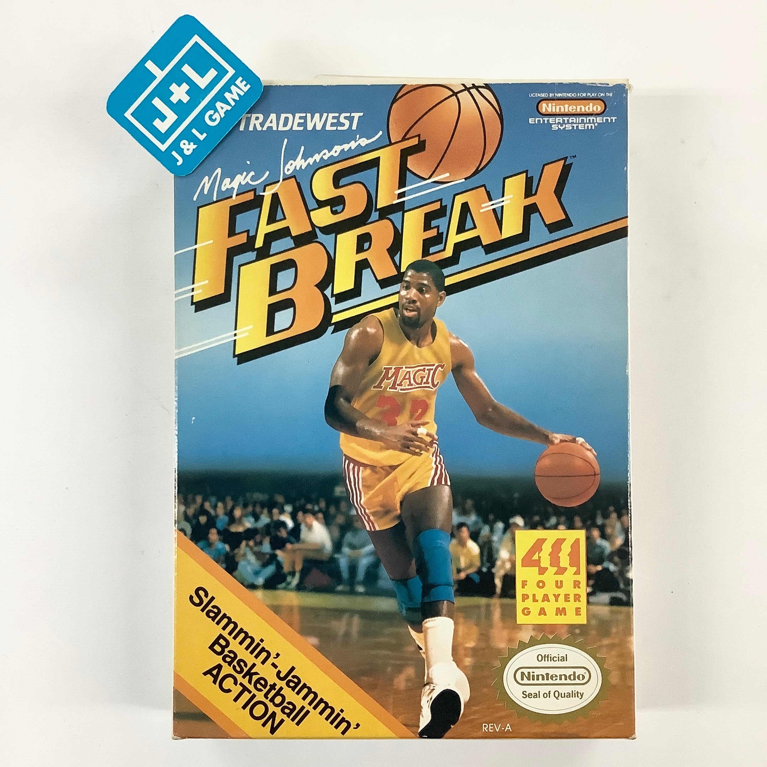 Magic Johnson's Fast Break - (NES) Nintendo Entertainment System [Pre-Owned] Video Games Tradewest   