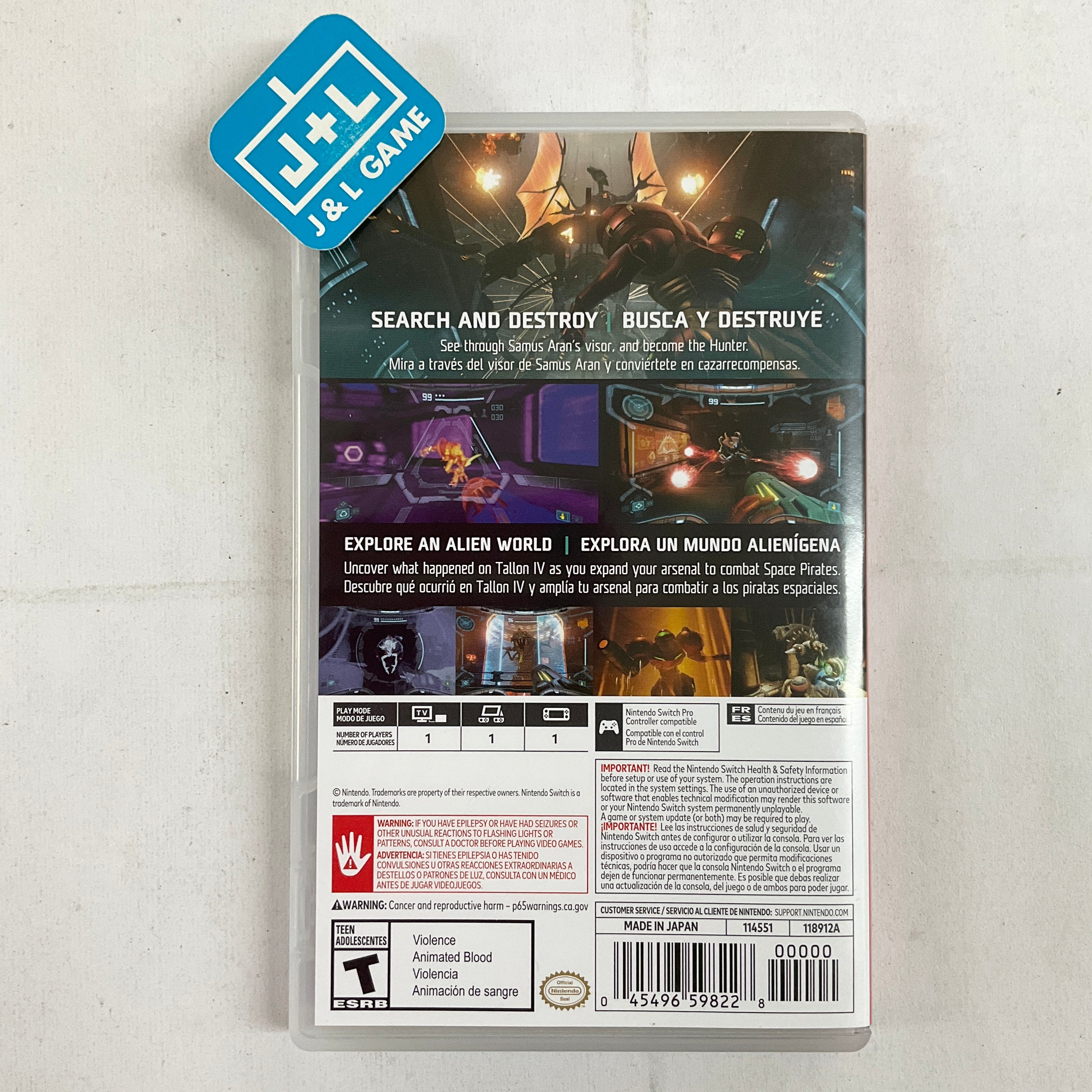 Metroid Prime Remastered - (NSW) Nintendo Switch [Pre-Owned] Video Games Nintendo   