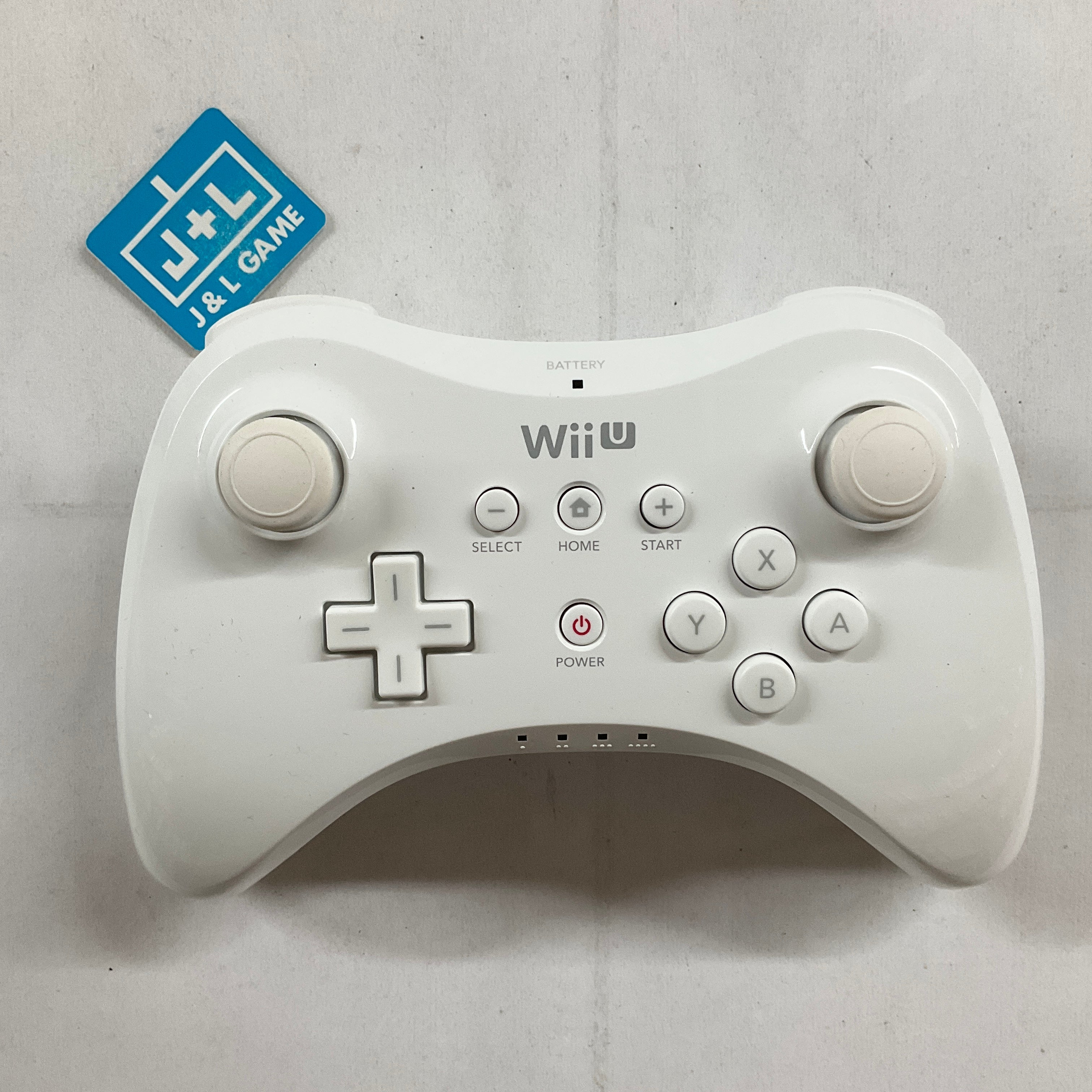 Nintendo Wii U Pro Controller (White) - Nintendo Wii U [Pre-Owned