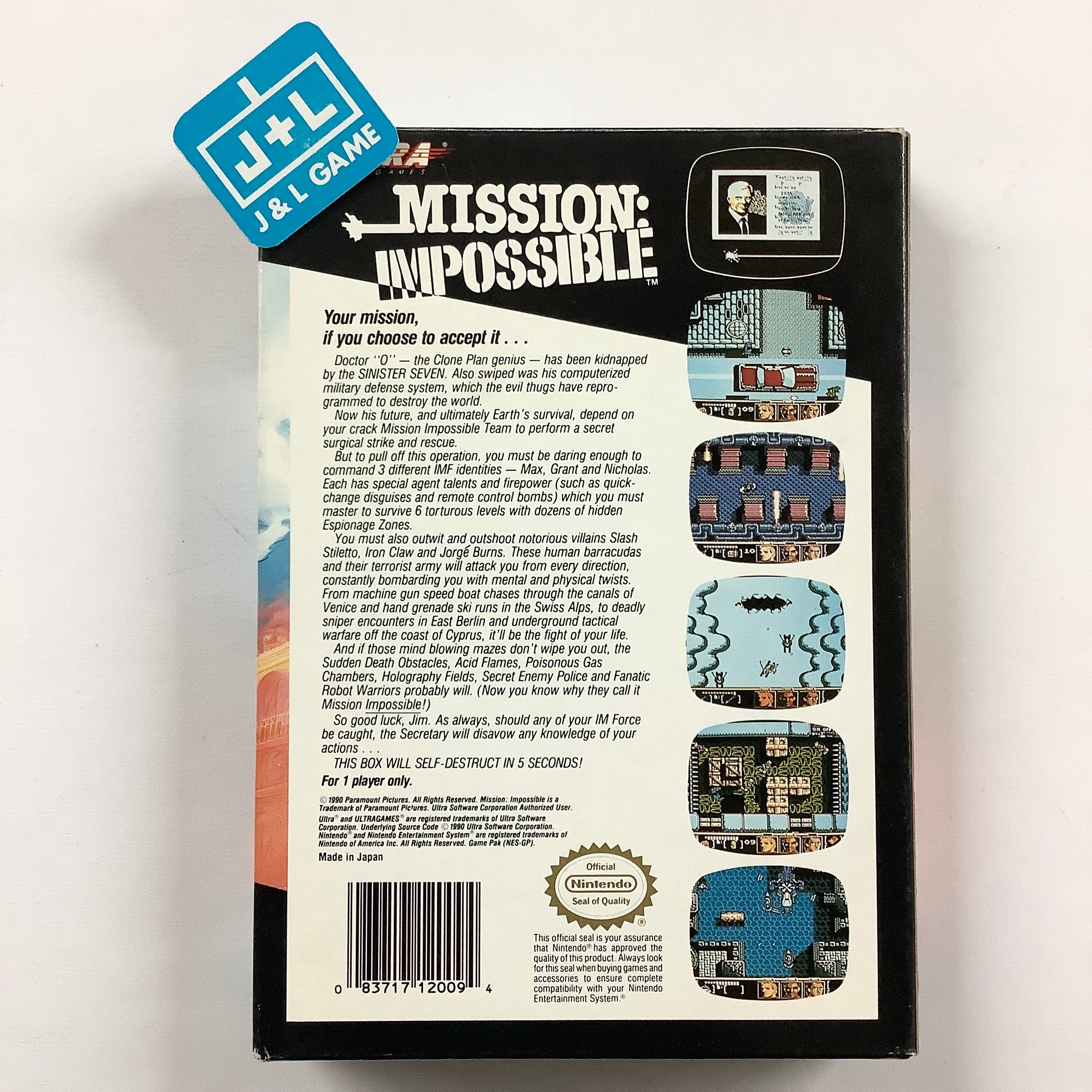 Mission: Impossible - (NES) Nintendo Entertainment System [Pre-Owned] Video Games Ultra   