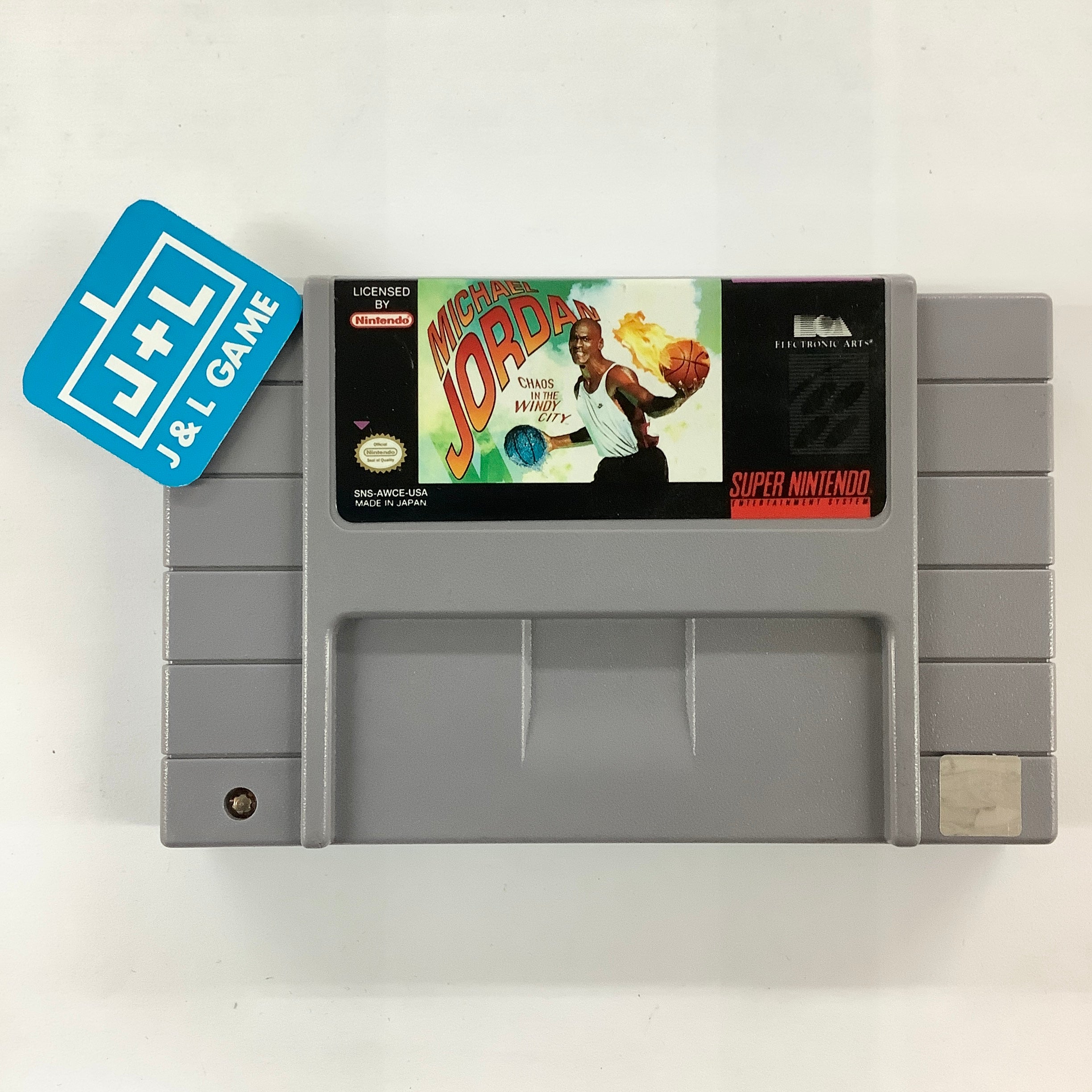 Michael Jordan: Chaos in the Windy City - (SNES) Super Nintendo [Pre-Owned] Video Games Electronic Arts   