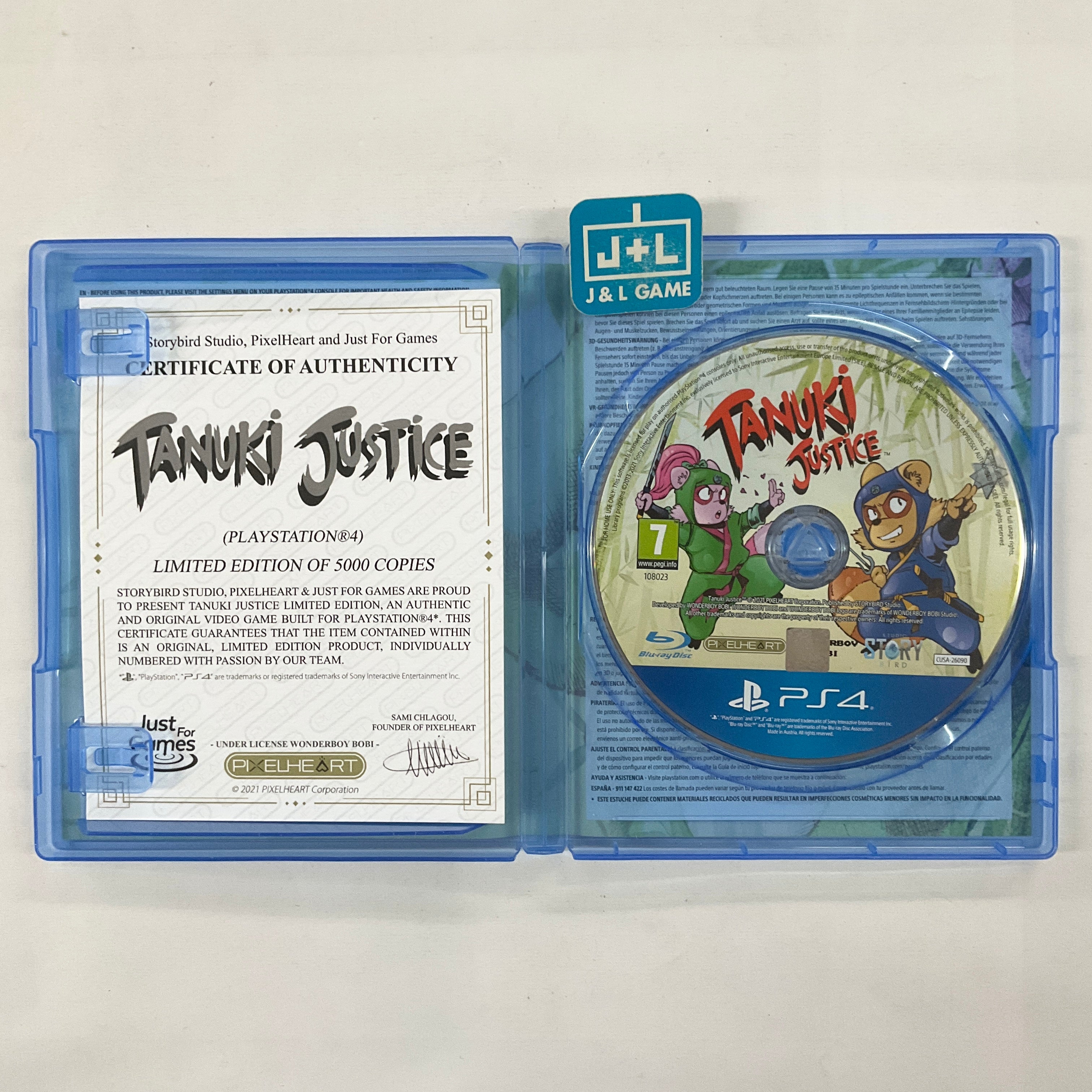 Tanuki Justice (Just for Games) - (PS4) PlayStation 4 [Pre-Owned] (European Import) Video Games Just For Games   