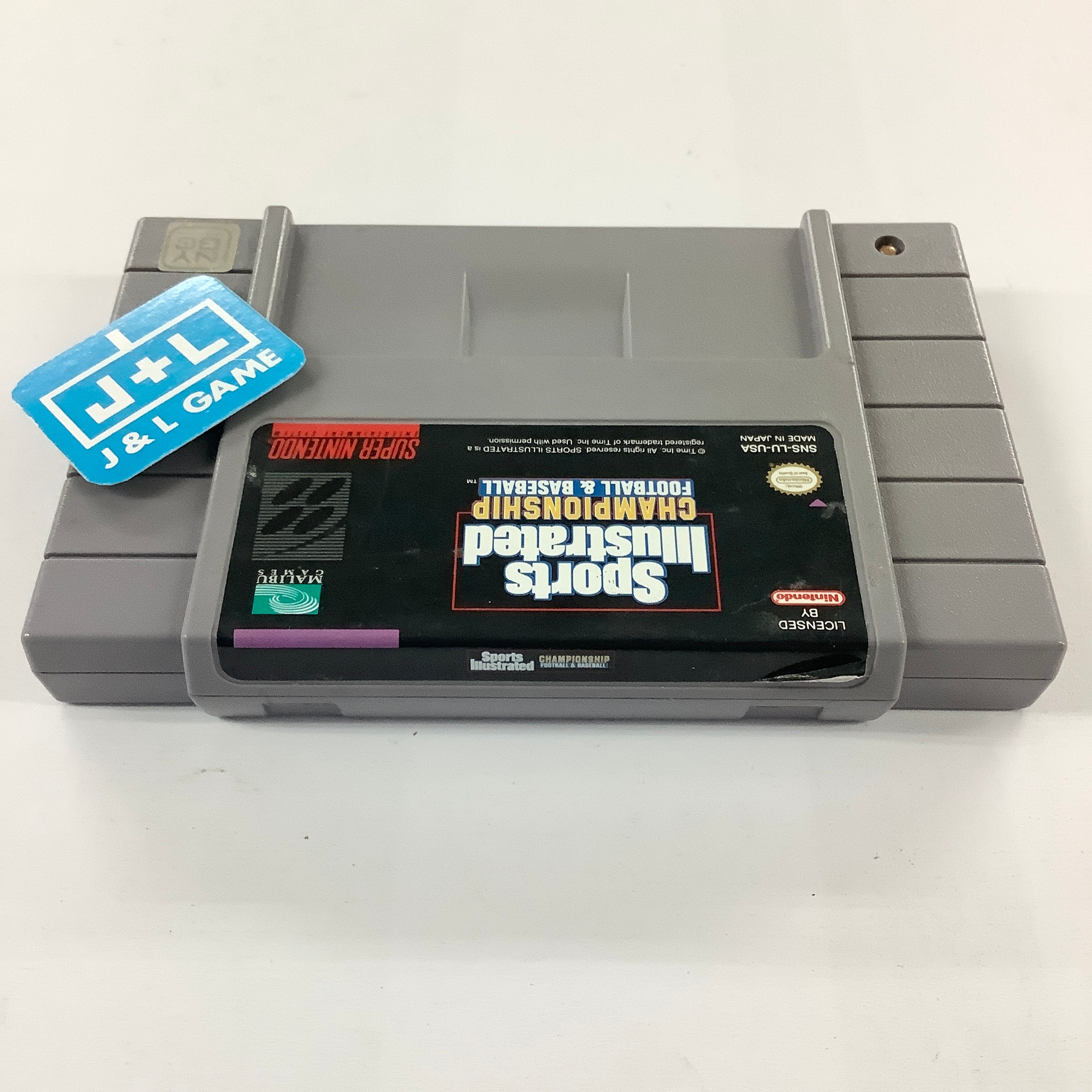 Sports Illustrated: Championship Football & Baseball - (SNES) Super Nintendo [Pre-Owned] Video Games Malibu   