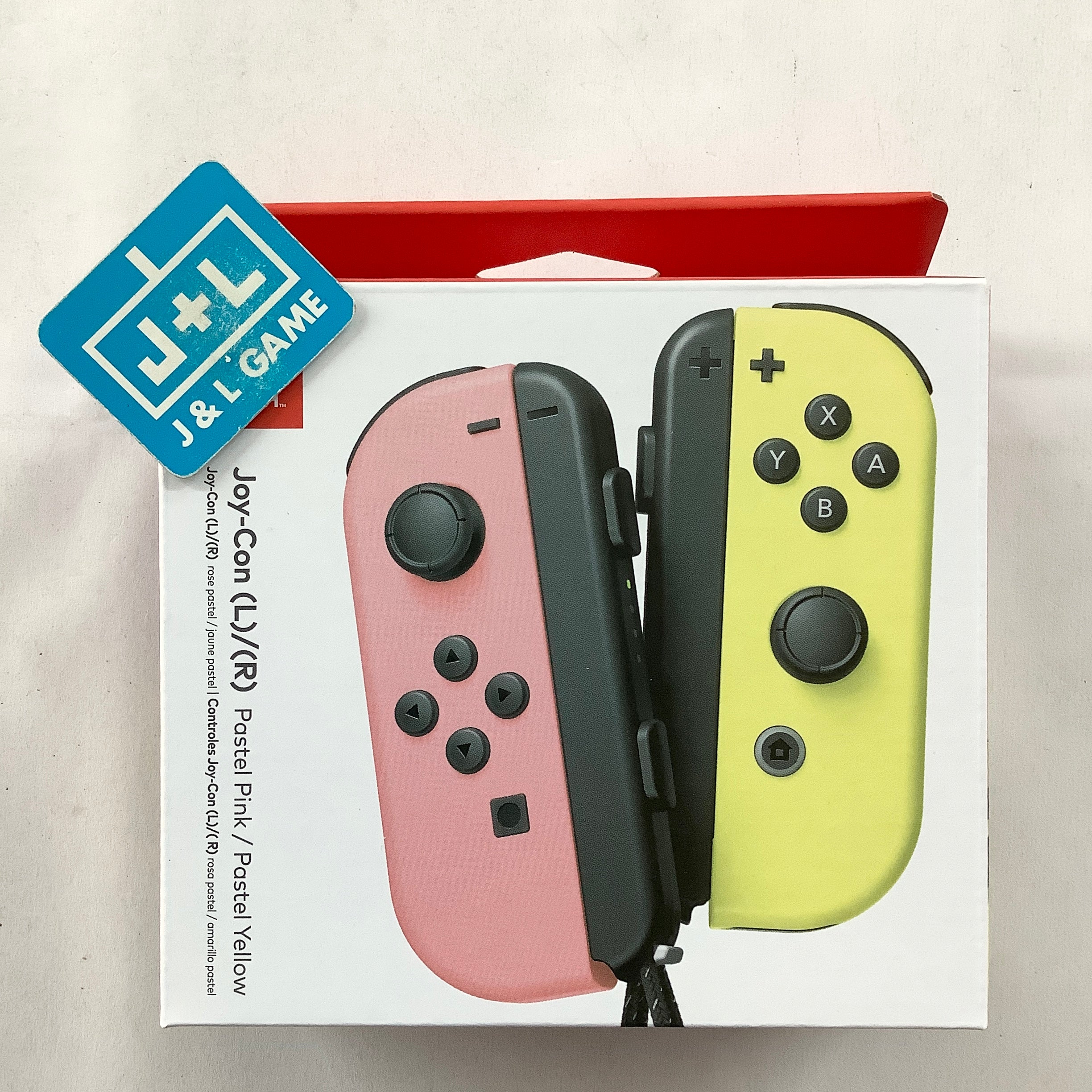 Nintendo Switch Joy-Con (L)/(R) (Pastel Pink/Pastel Yellow) - (NSW) Nintendo Switch Accessories Nintendo   
