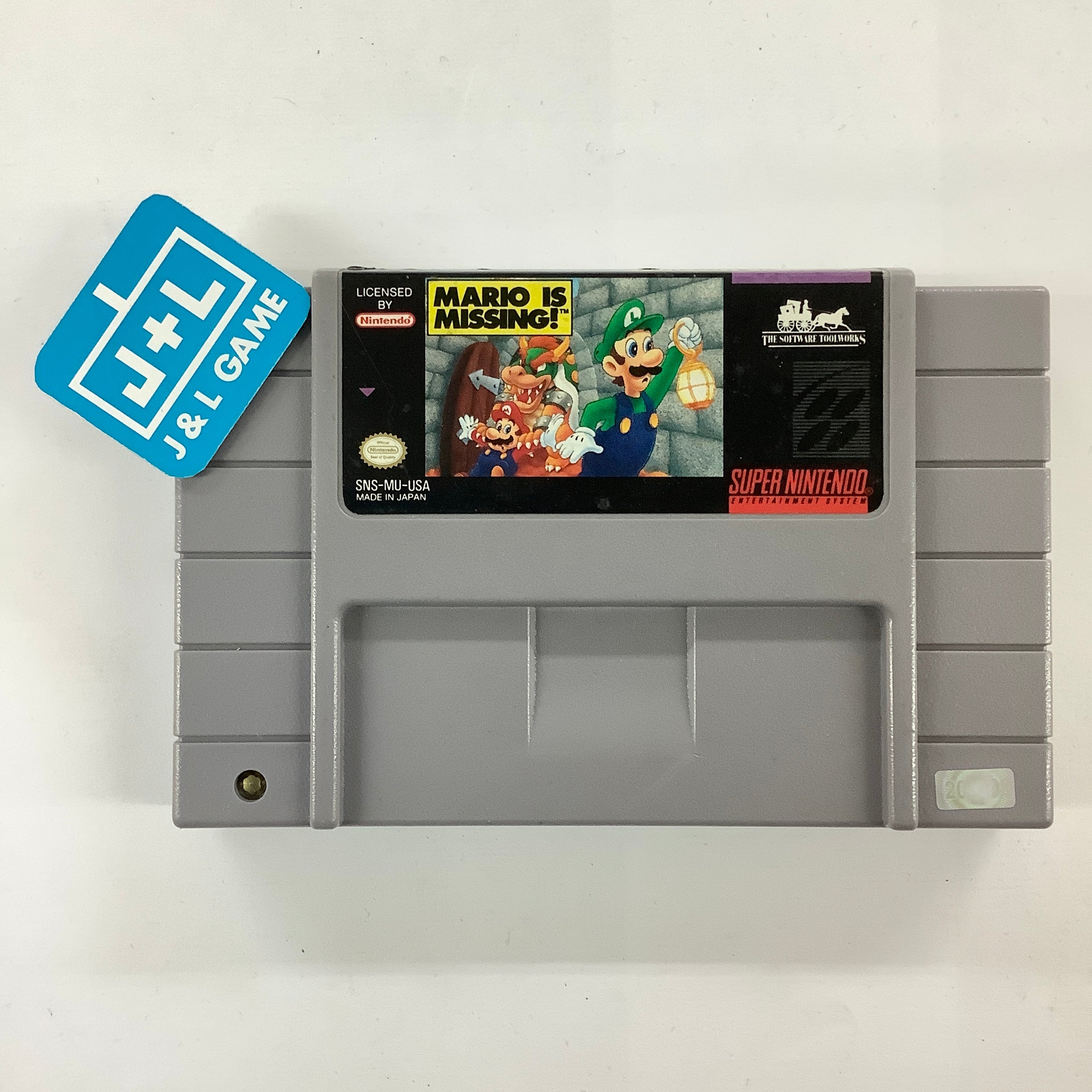 Mario Is Missing! - (SNES) Super Nintendo [Pre-Owned] Video Games Software Toolworks   