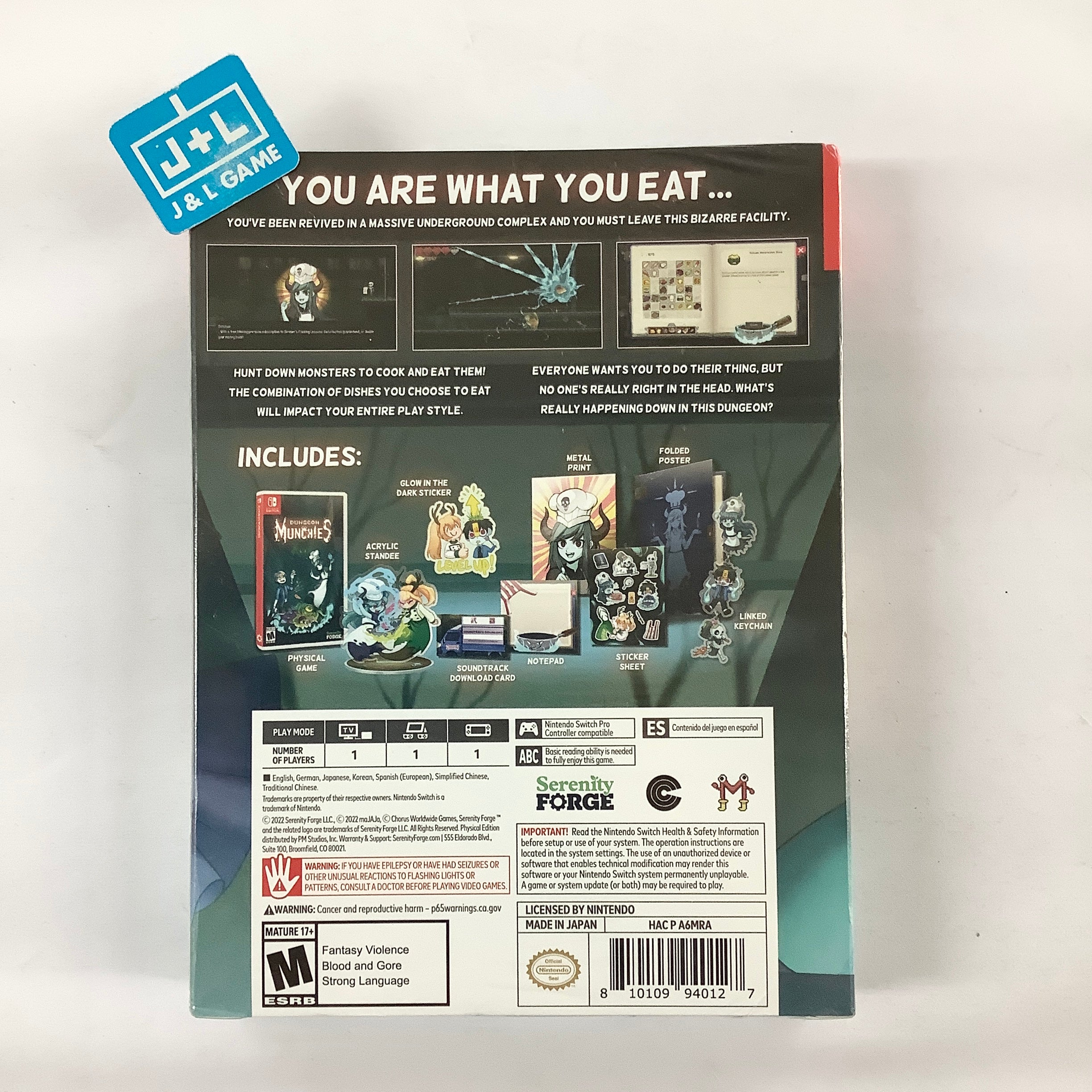 Dungeon Munchies (Collector's Edition) - (NSW) Nintendo Switch Video Games Serenity Forge   
