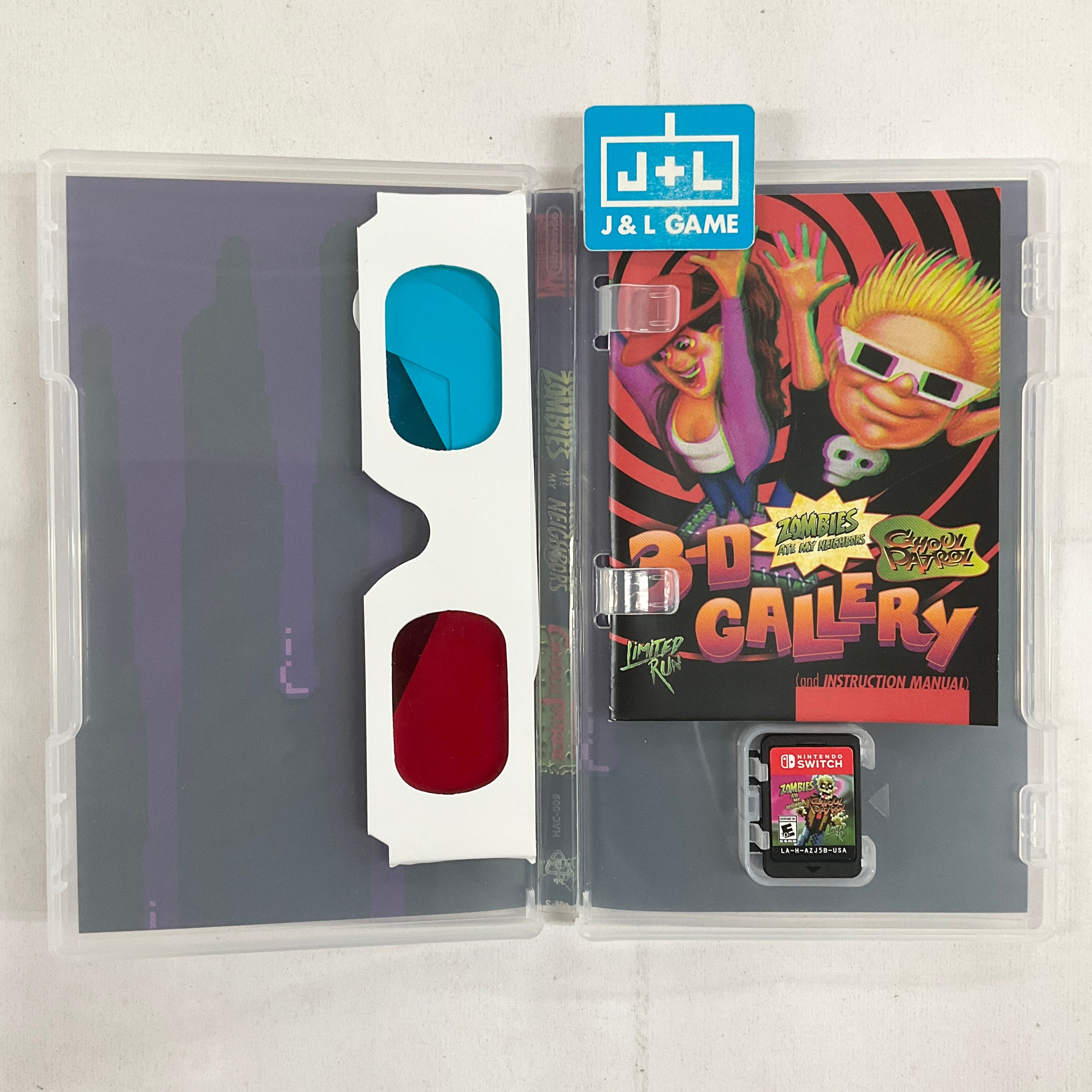 Zombies Ate My Neighbors + Ghoul Patrol (Limited Run #112) - (NSW) Nintendo Switch [Pre-Owned] Video Games Limited Run Games   