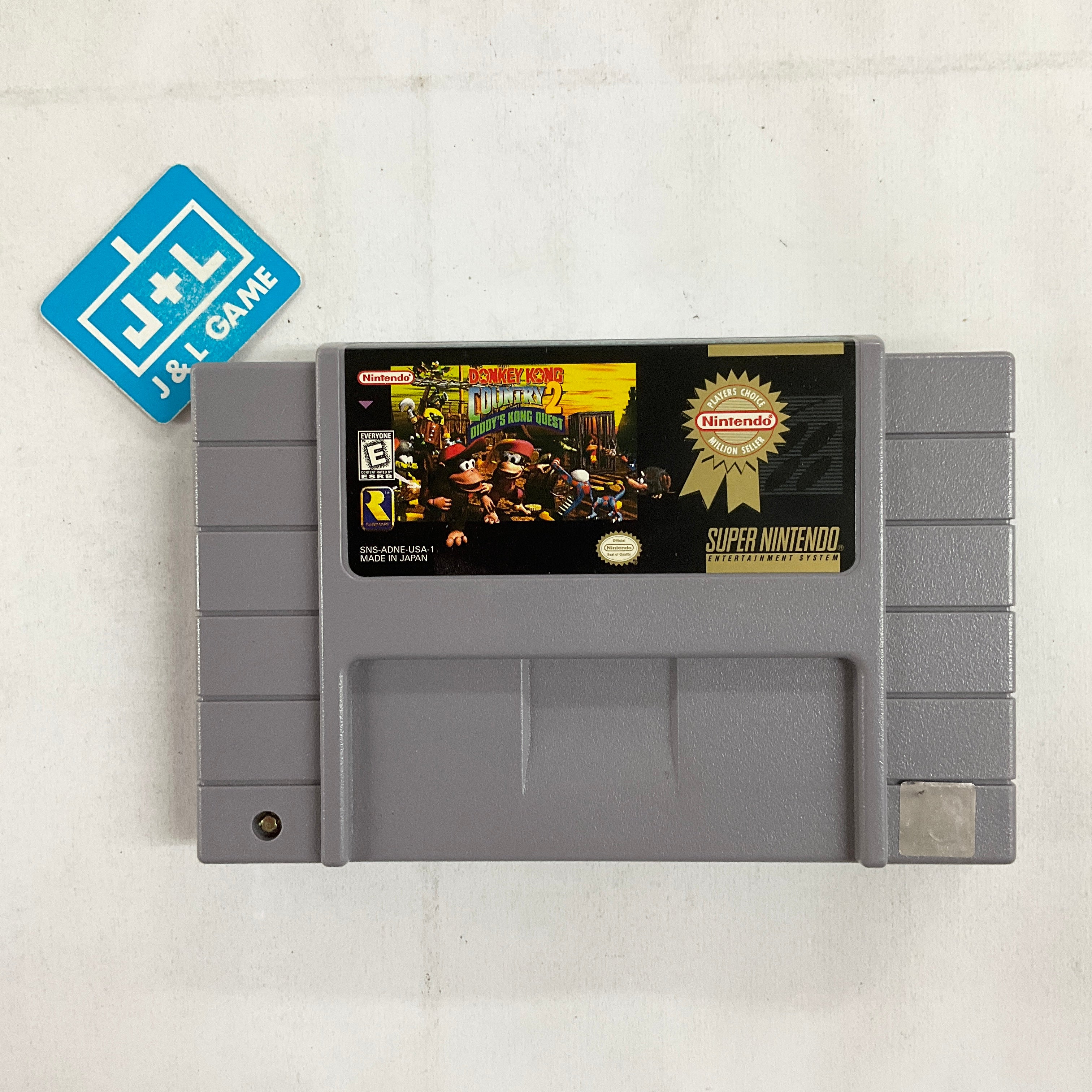 Donkey Kong Country 2: Diddy's Kong Quest (Player's Choice) - (SNES) Super Nintendo [Pre-Owned] Video Games Nintendo   