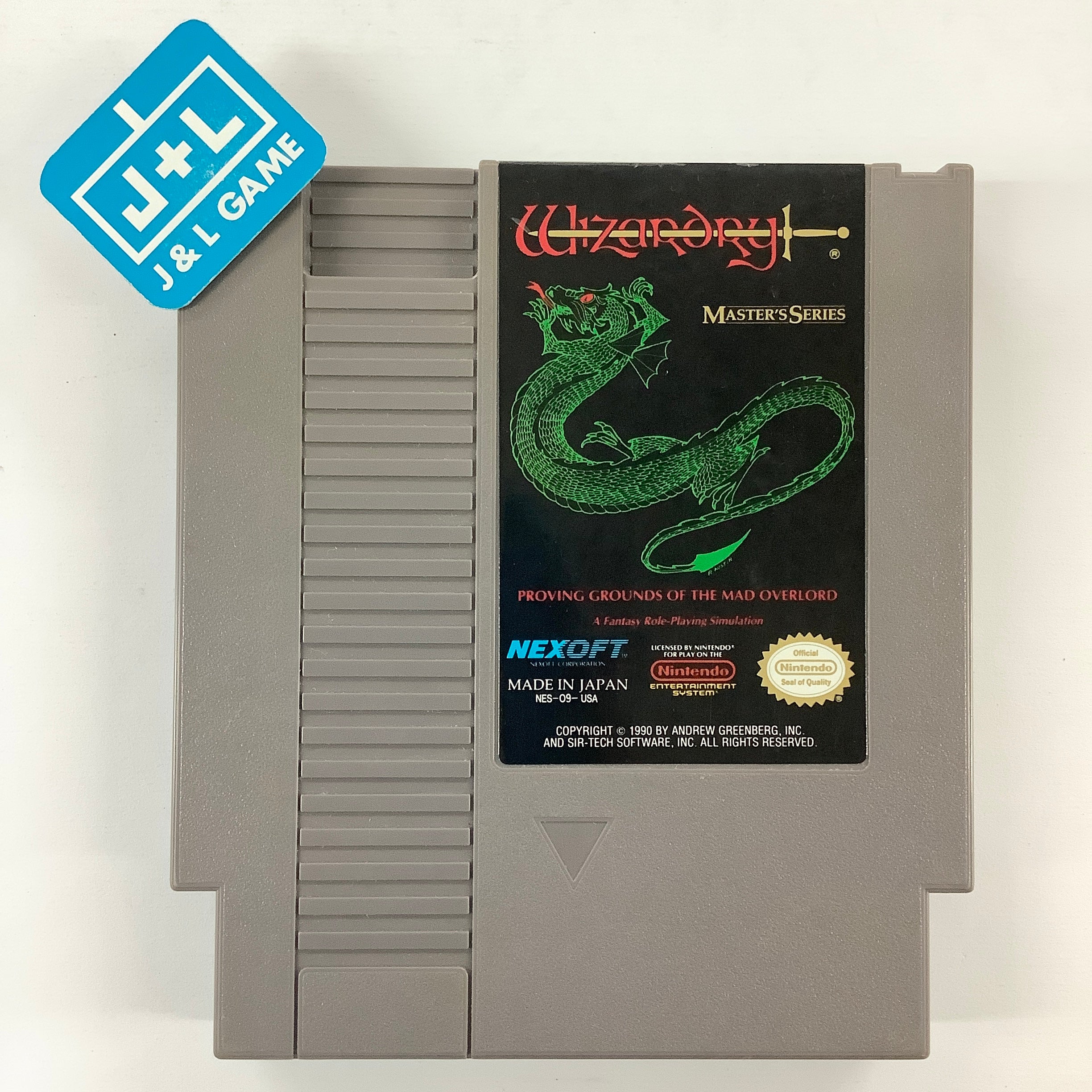 Wizardry: Proving Grounds of the Mad Overlord - (NES) Nintendo Entertainment System [Pre-Owned] Video Games Nexoft   
