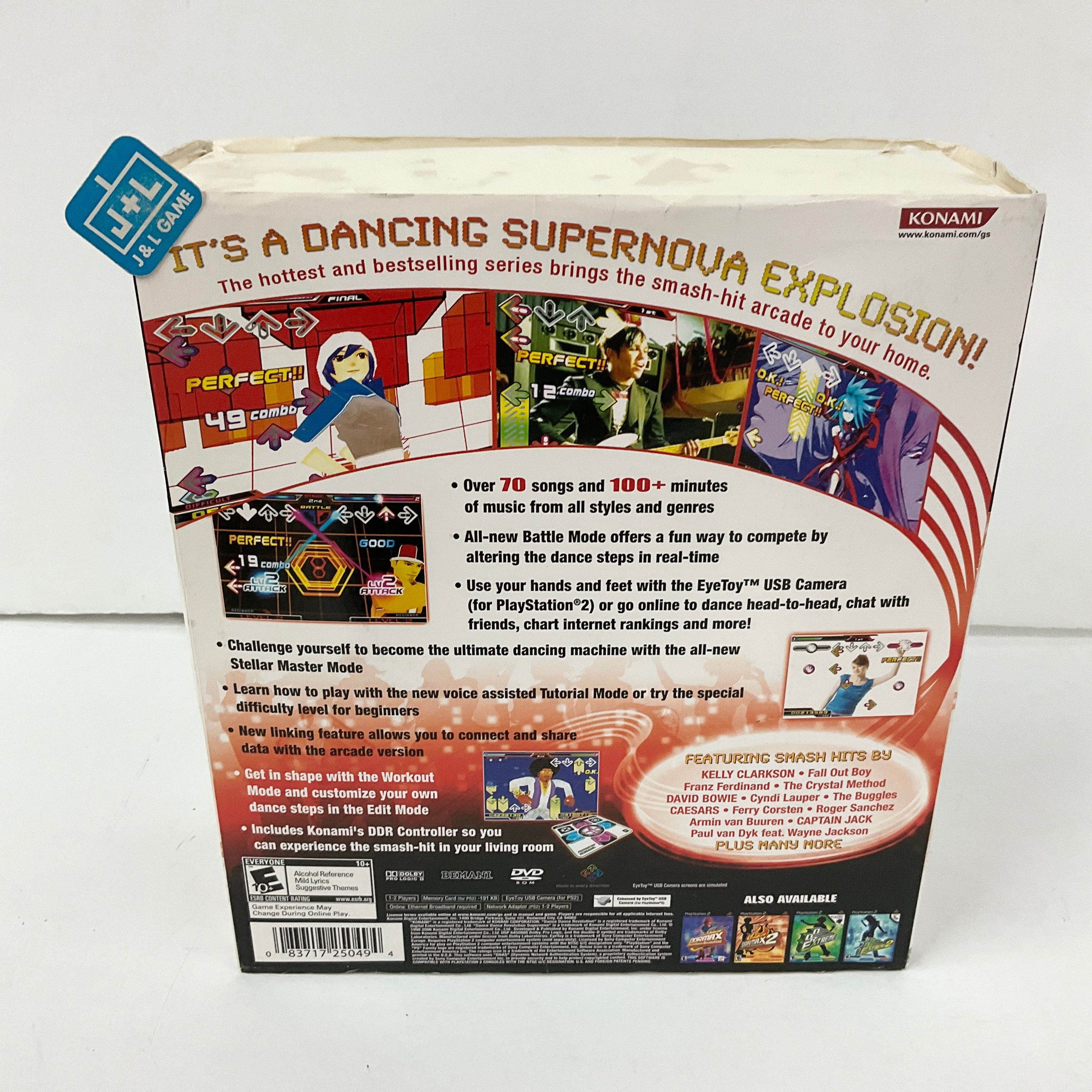 Dance Dance Revolution Supernova Bundle - (PS2) PlayStation 2 [Pre-Owned] Video Games Konami   