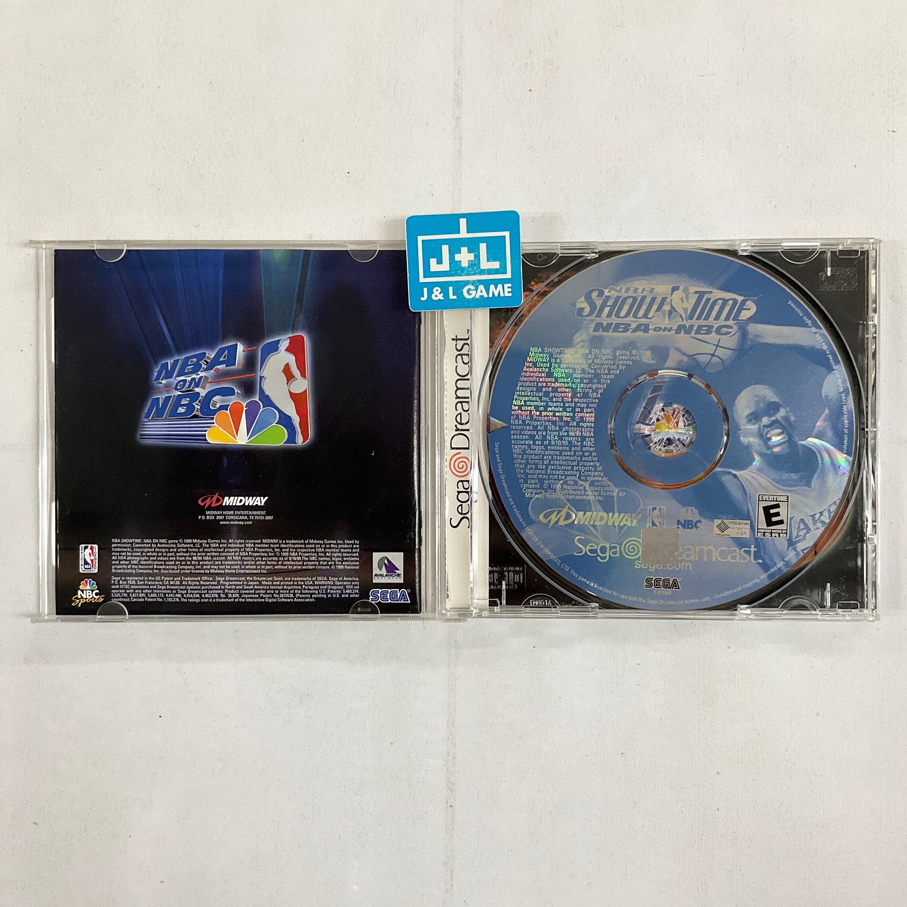 NBA Showtime: NBA on NBC - (DC) SEGA Dreamcast [Pre-Owned] Video Games Midway   