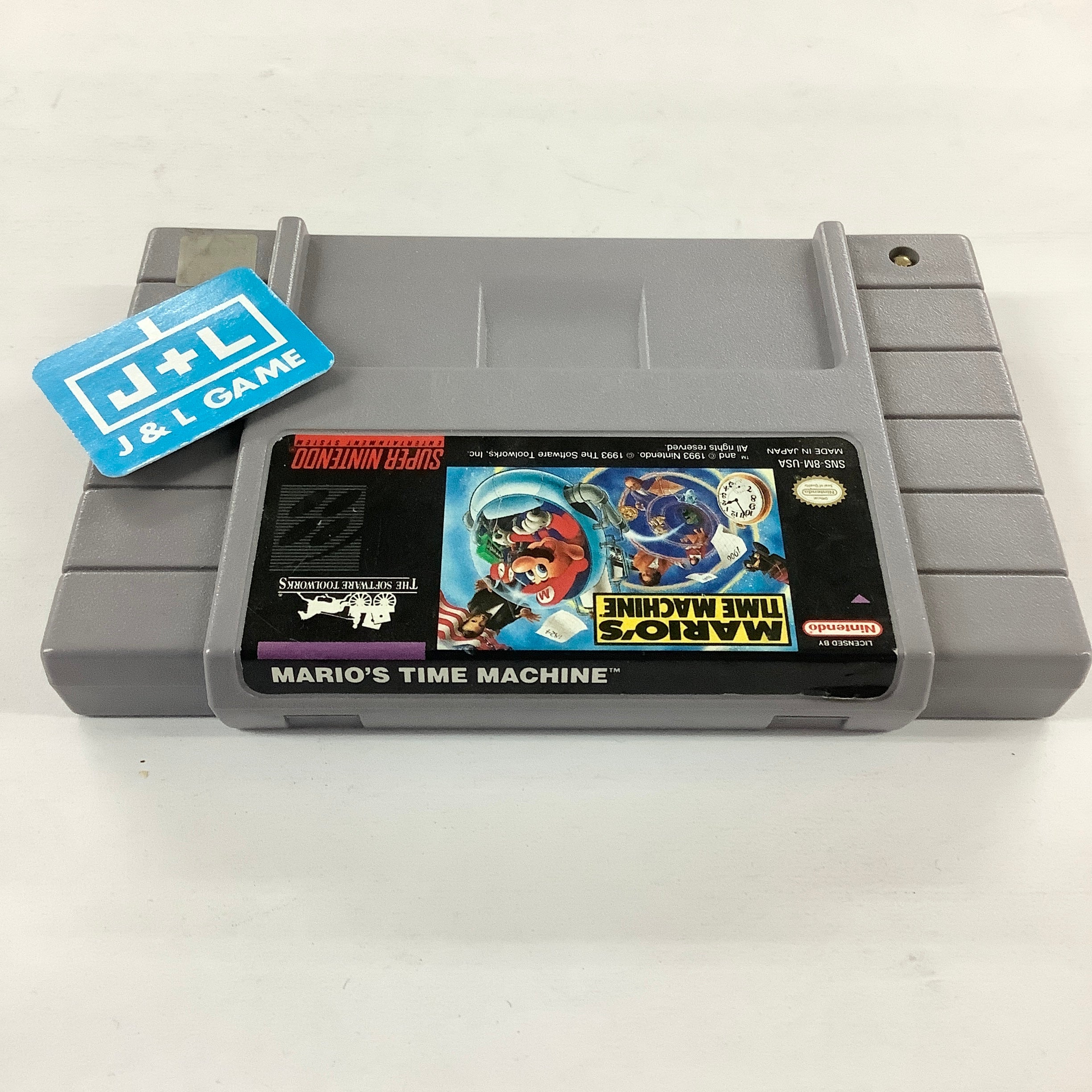 Mario's Time Machine - (SNES) Super Nintendo [Pre-Owned] Video Games Mindscape   