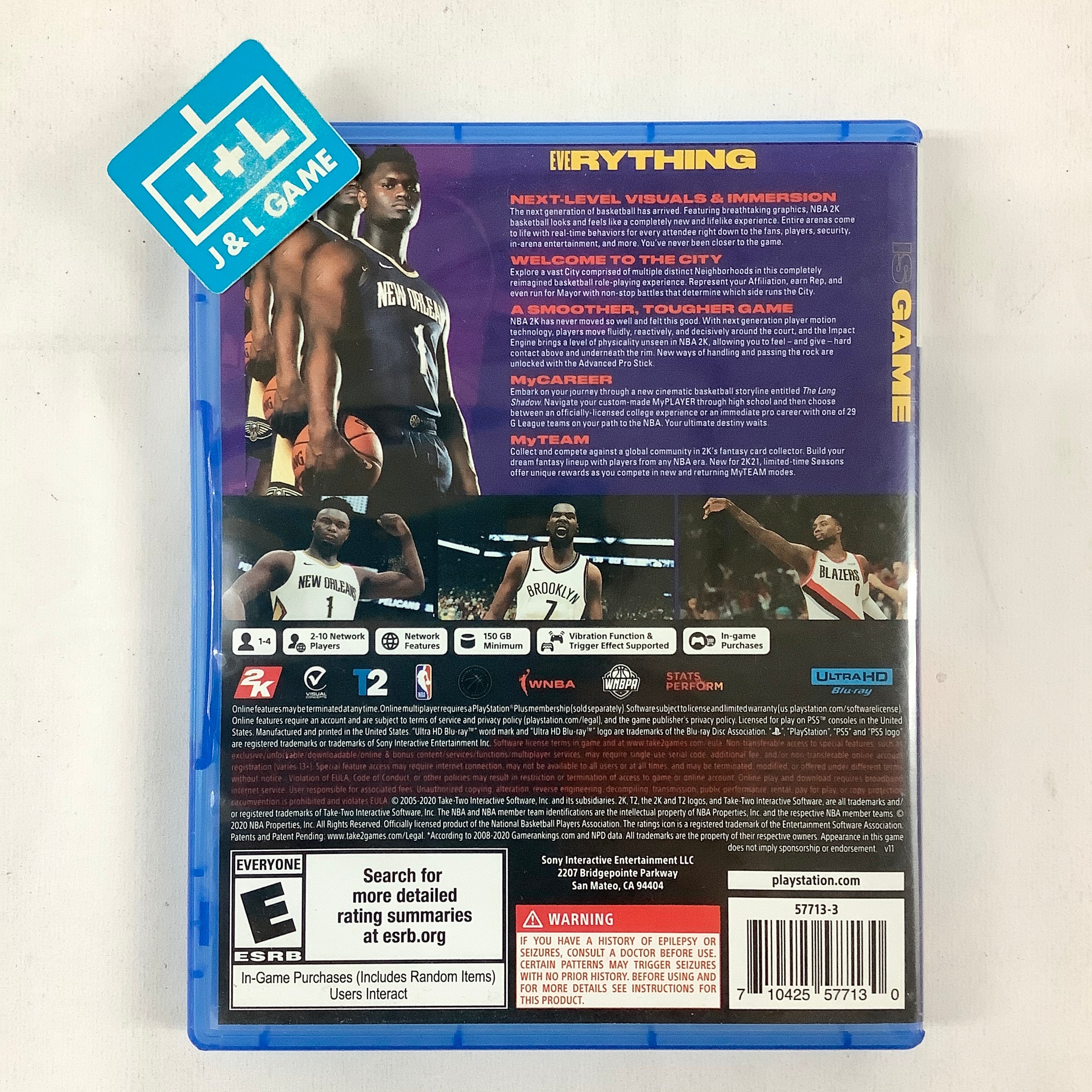 NBA 2K21 - (PS5) PlayStation 5 [Pre-Owned] Video Games 2K Games   