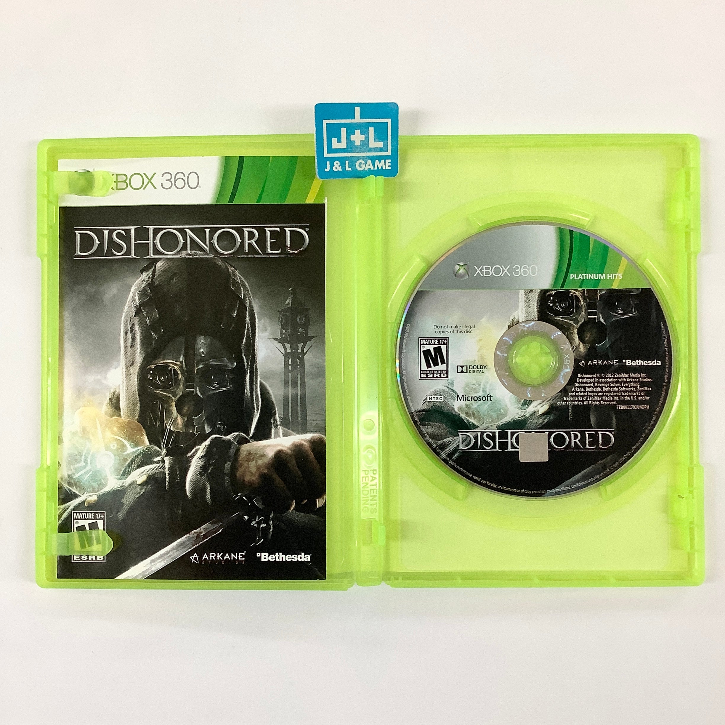 Dishonored (Platinum Hits) - Xbox 360 [Pre-Owned] Video Games Bethesda   