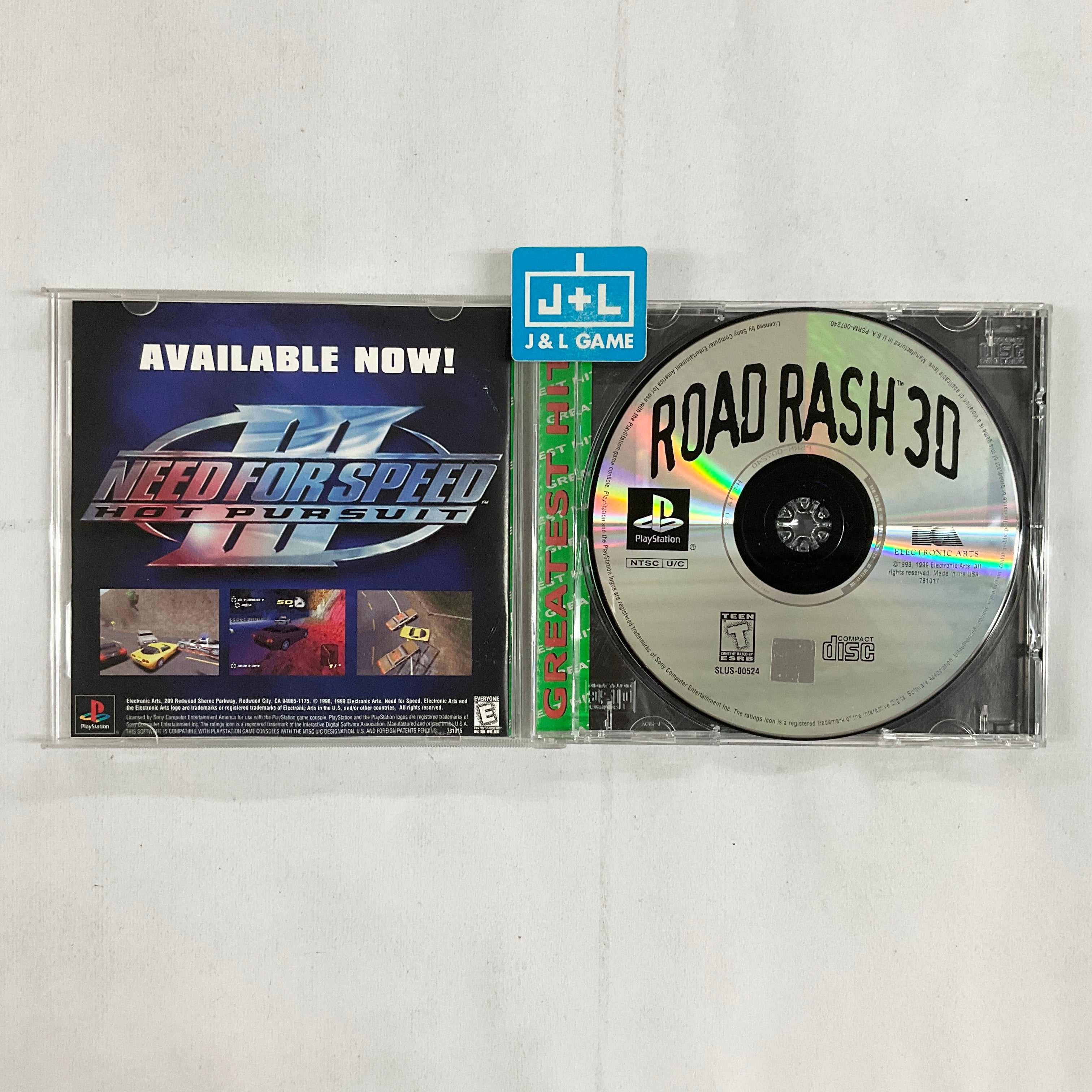 Road Rash – PlayStation 1 – Platinum/Classics – FR/EN/DE/ES (D'occasion Road Rash – PlayStation 1 – Platinum/Classics – FR/EN/DE/ES (D'occasion