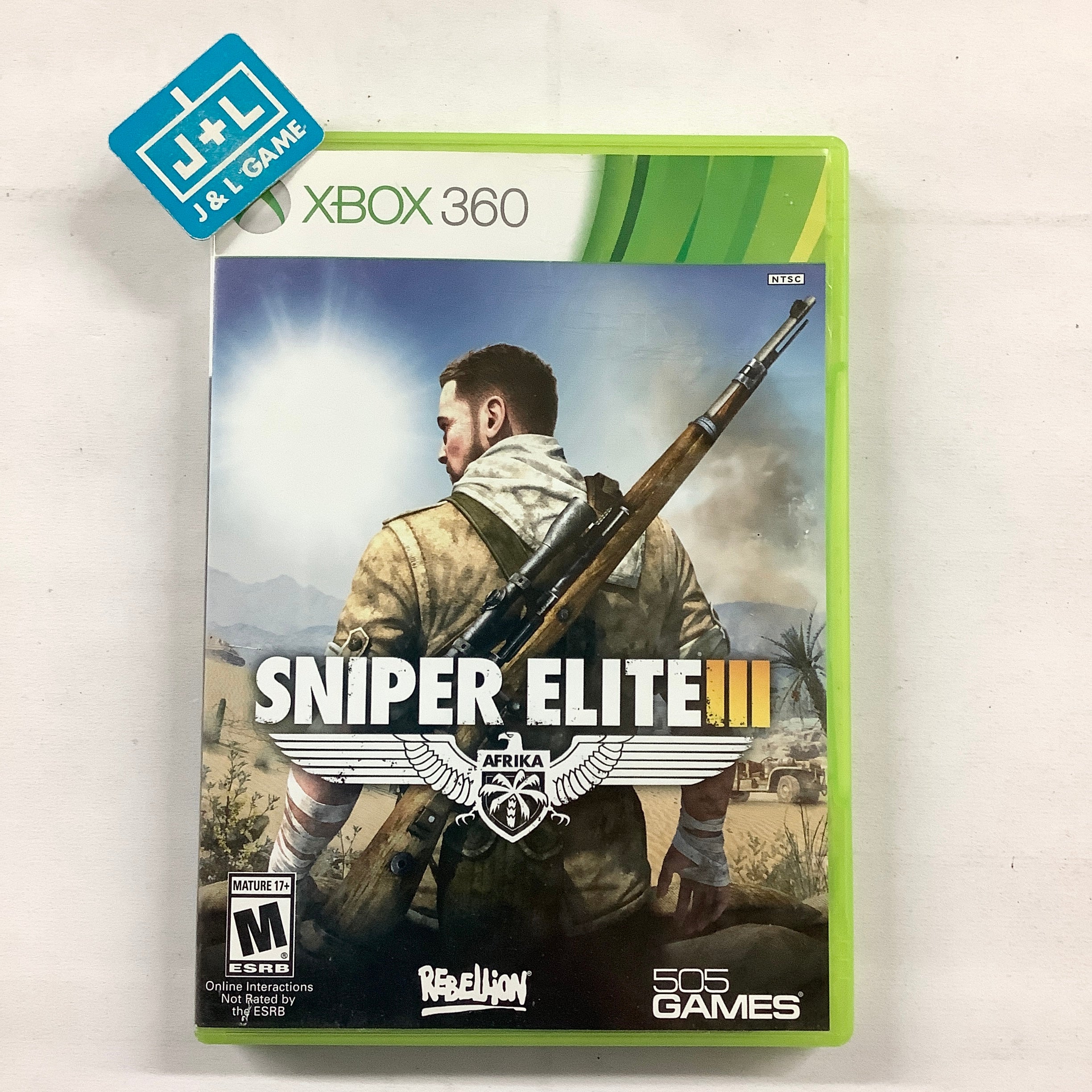 Sniper Elite III - Xbox 360 [Pre-Owned] Video Games 505 Games   