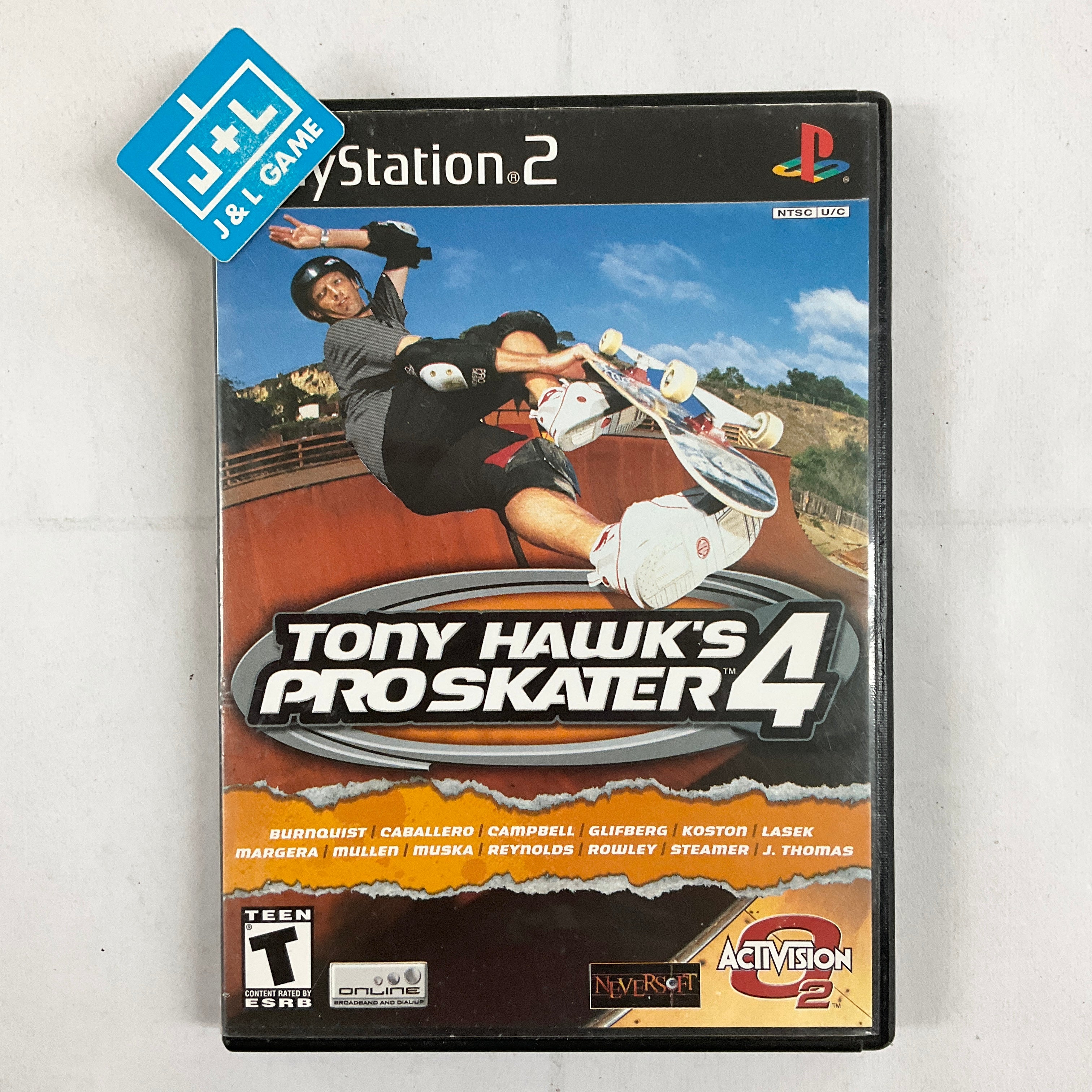 Tony Hawk s Pro Skater 4 PS2 PlayStation 2 Pre Owned J L Game