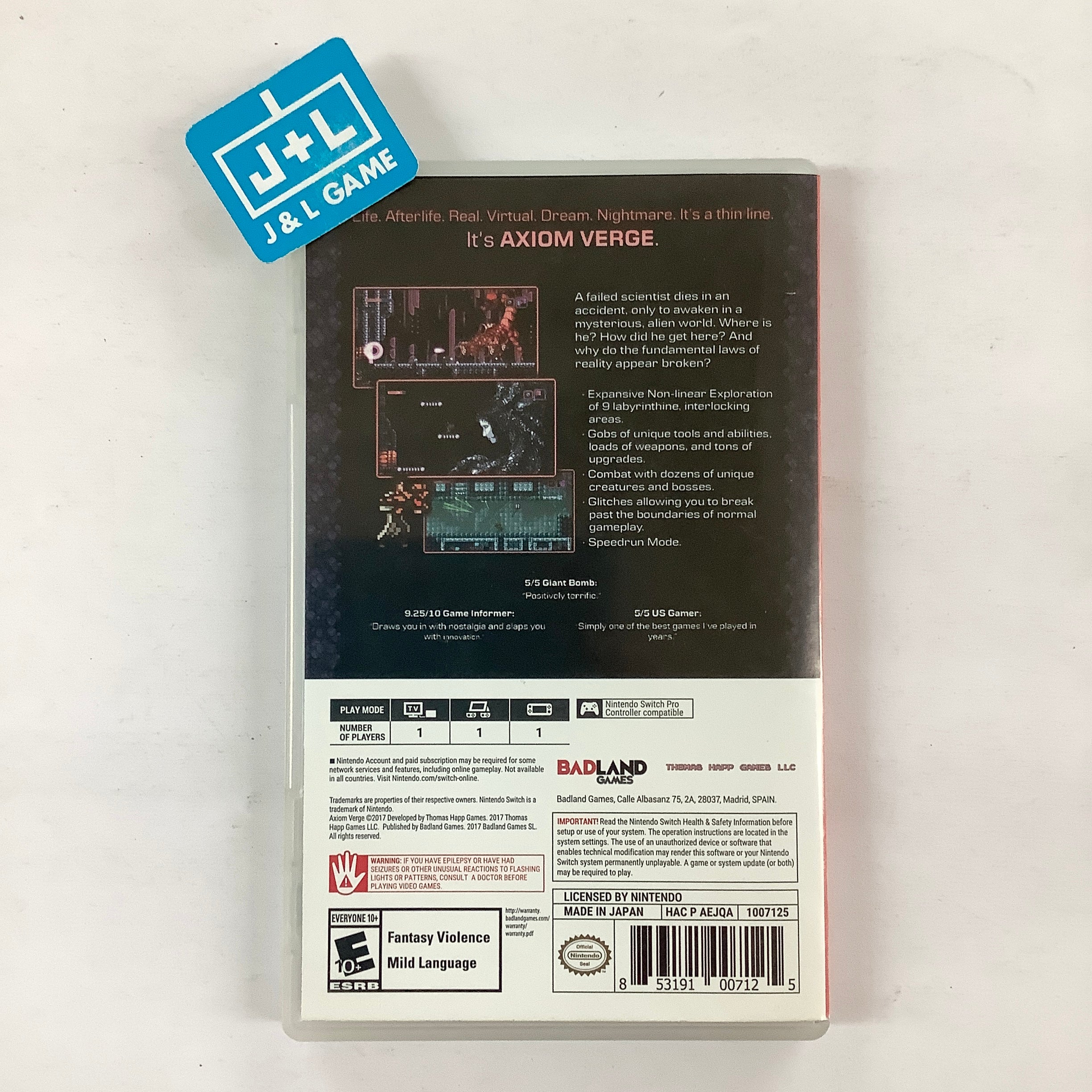 Axiom Verge: Multiverse Edition - (NSW) Nintendo Switch [Pre-Owned] Video Games Badland Games   