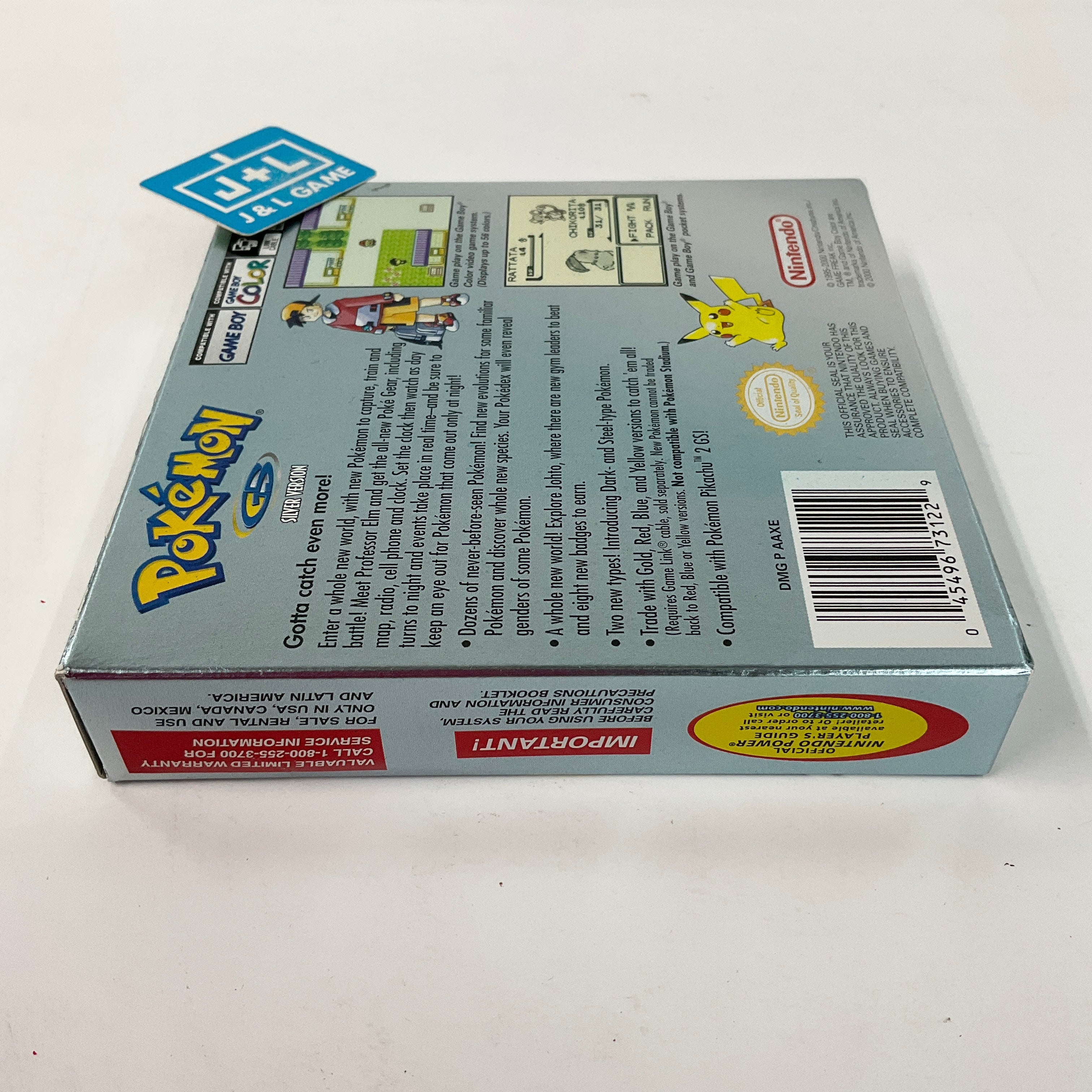 Pokemon Silver Version - (GBC) Game Boy Color [Pre-Owned Pokemon Silver Version - (GBC) Game Boy Color [Pre-Owned