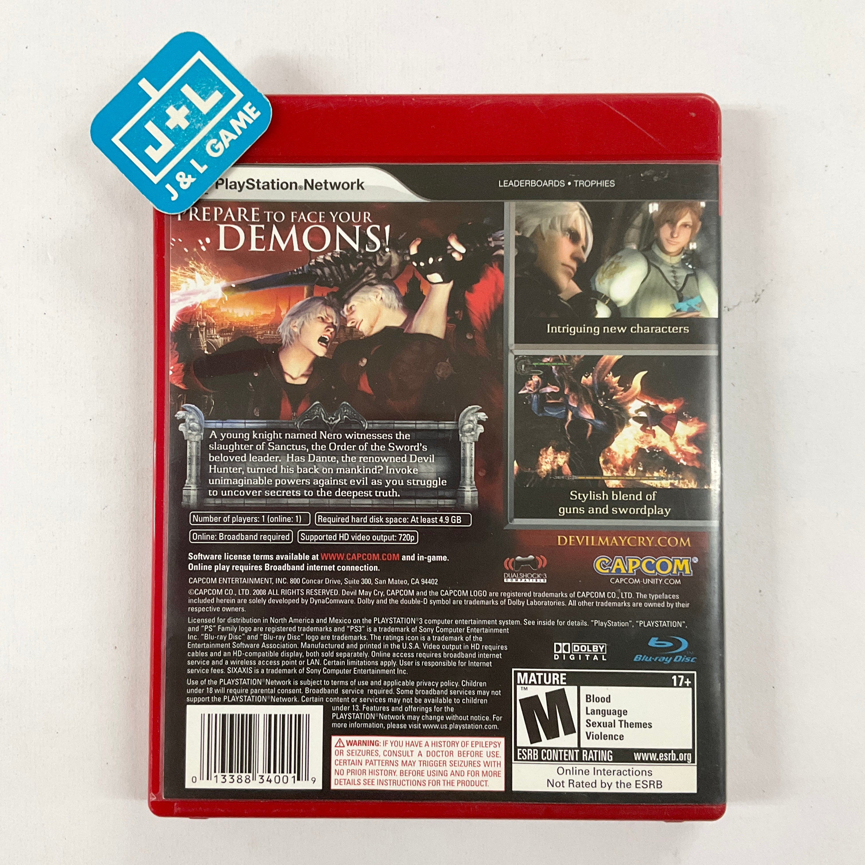 Devil May Cry 4 (Greatest Hits) - (PS3) PlayStation 3 [Pre-Owned