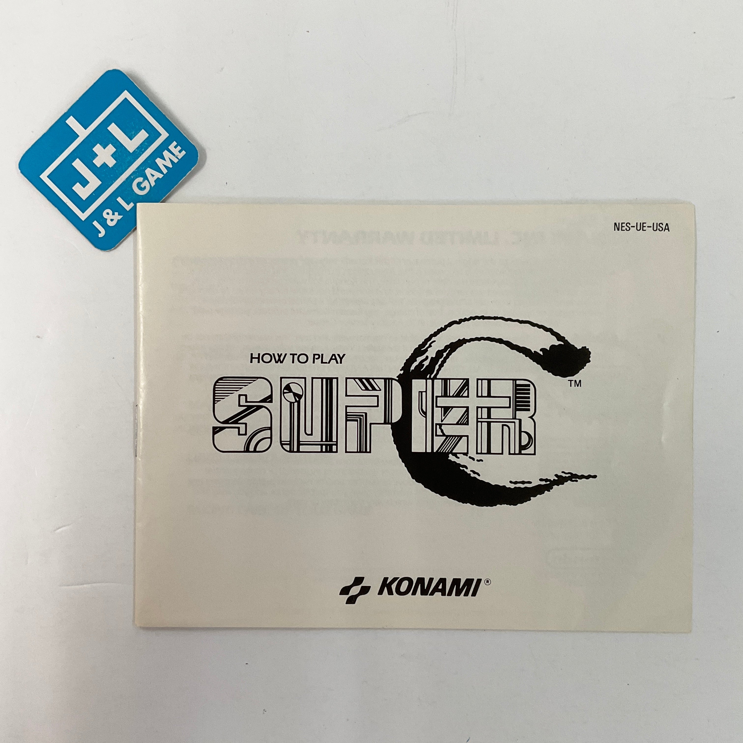 Super C - (NES) Nintendo Entertainment System [Pre-Owned] Video Games Konami   