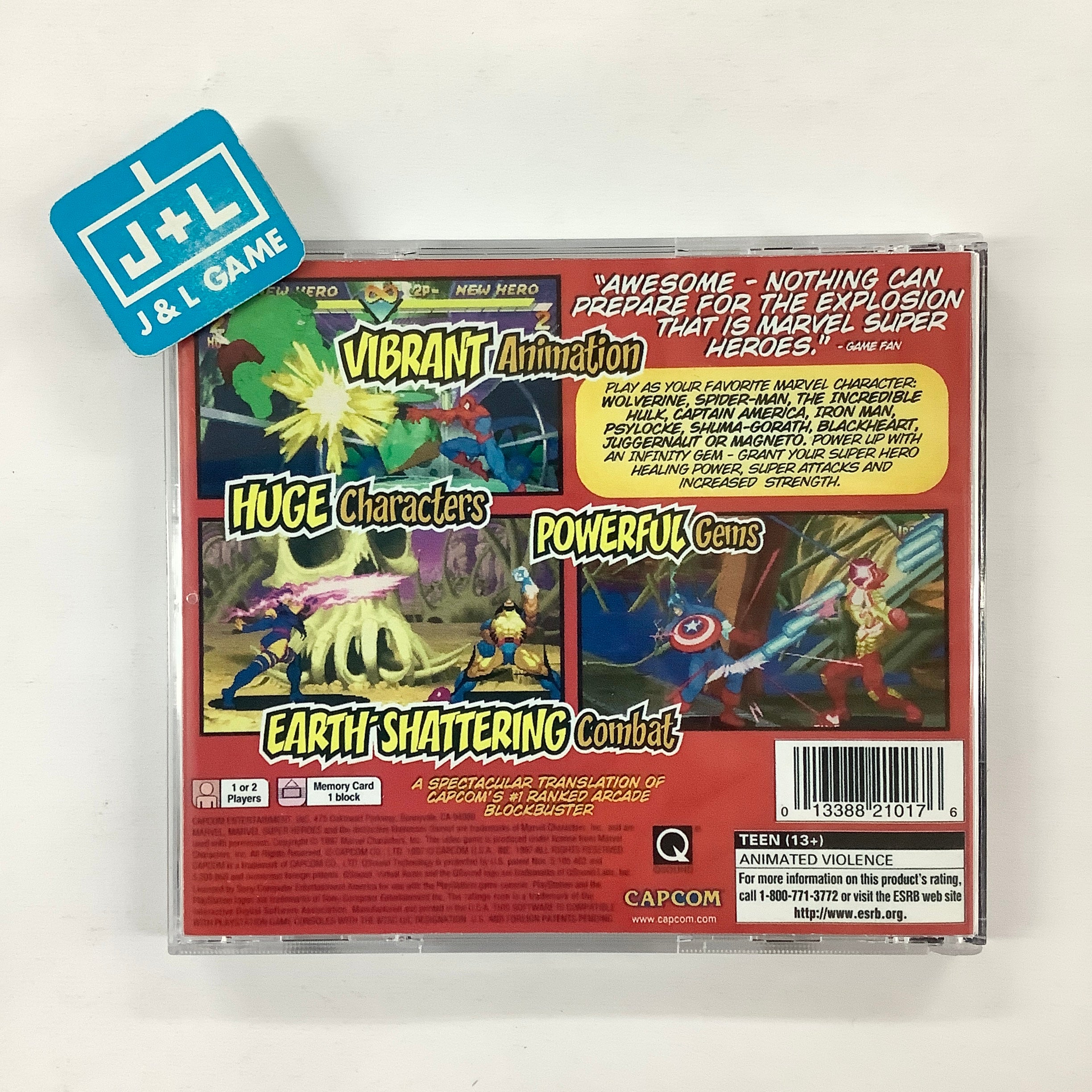 Marvel super heroes ps1 d'occasion - Jeux vidéo