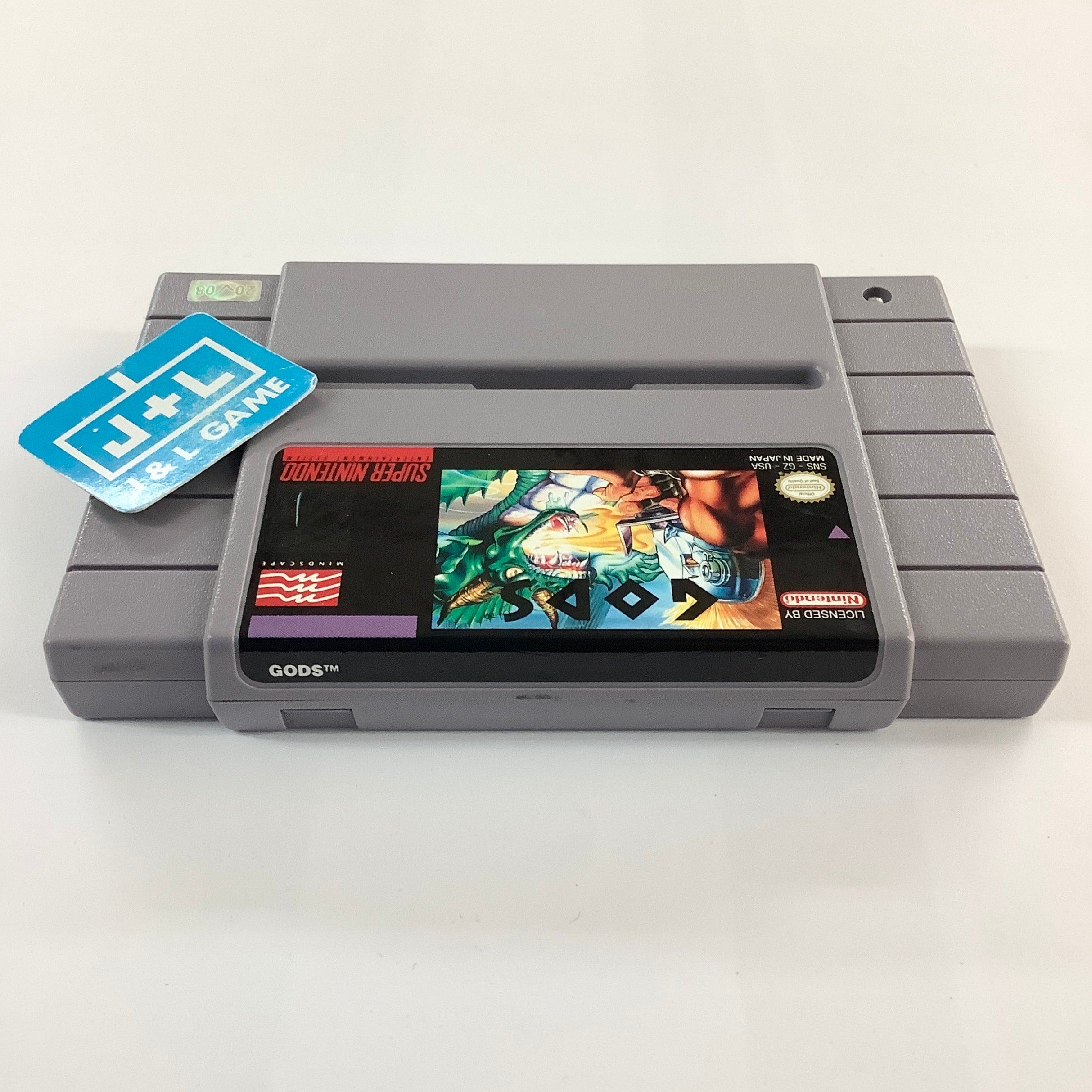 Gods - (SNES) Super Nintendo [Pre-Owned] Video Games Mindscape   