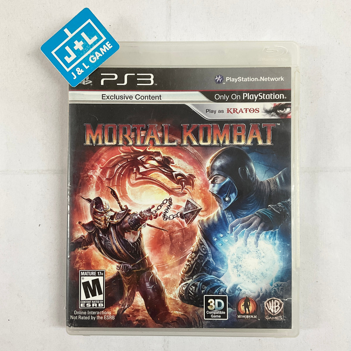 Jeu Mortal Kombat - Version Promo Press - PlayStation 3 PS3 - PAL EUR - Bon état