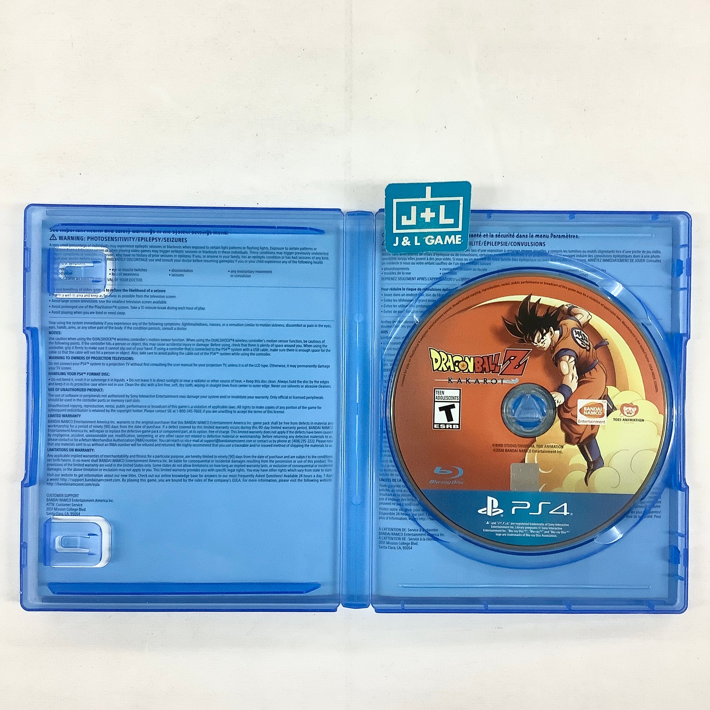 Dragon Ball Z: Kakarot - (PS4) PlayStation 4 [Pre-Owned] Video Games Bandai   