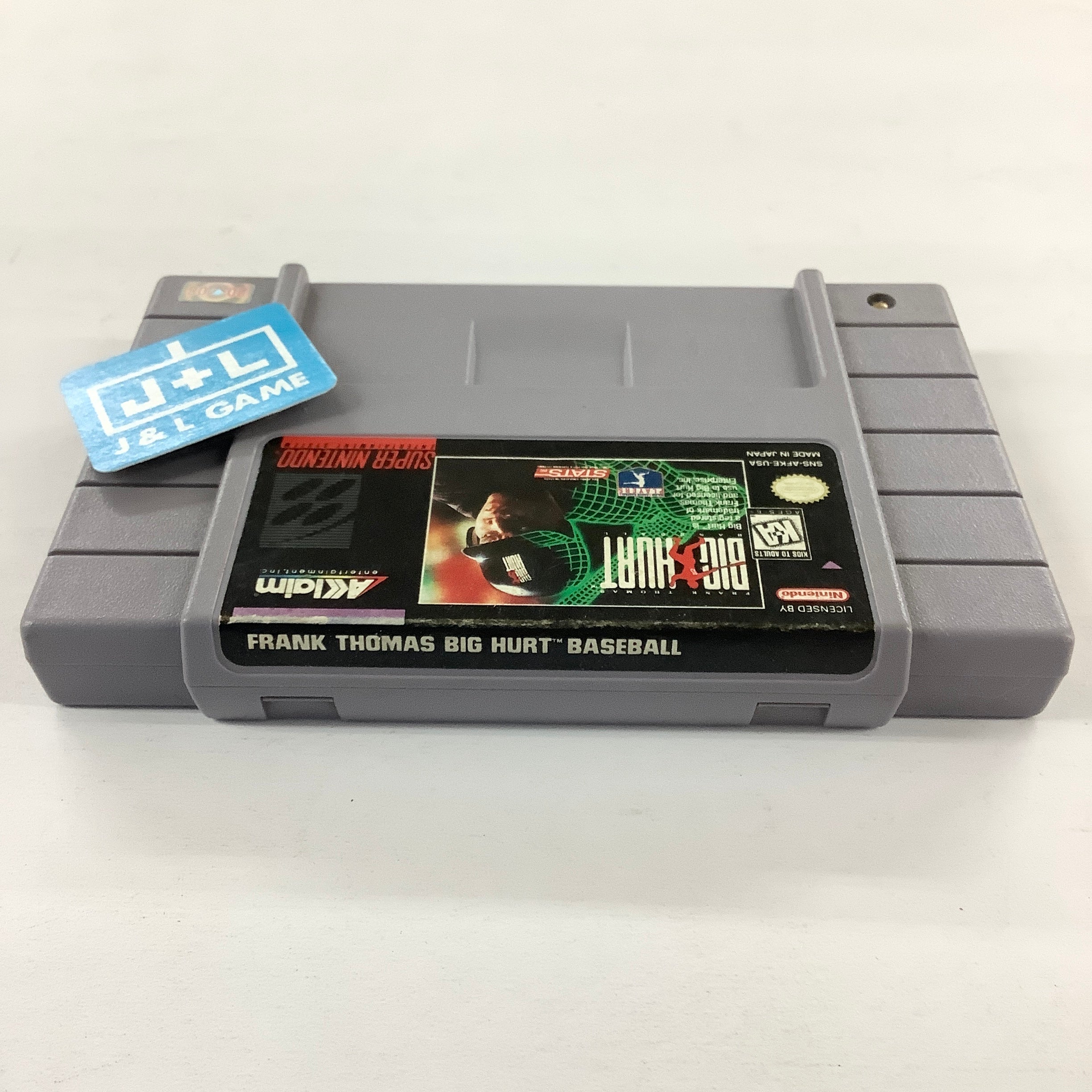 Frank Thomas Big Hurt Baseball - (SNES) Super Nintendo [Pre-Owned] Video Games Acclaim   