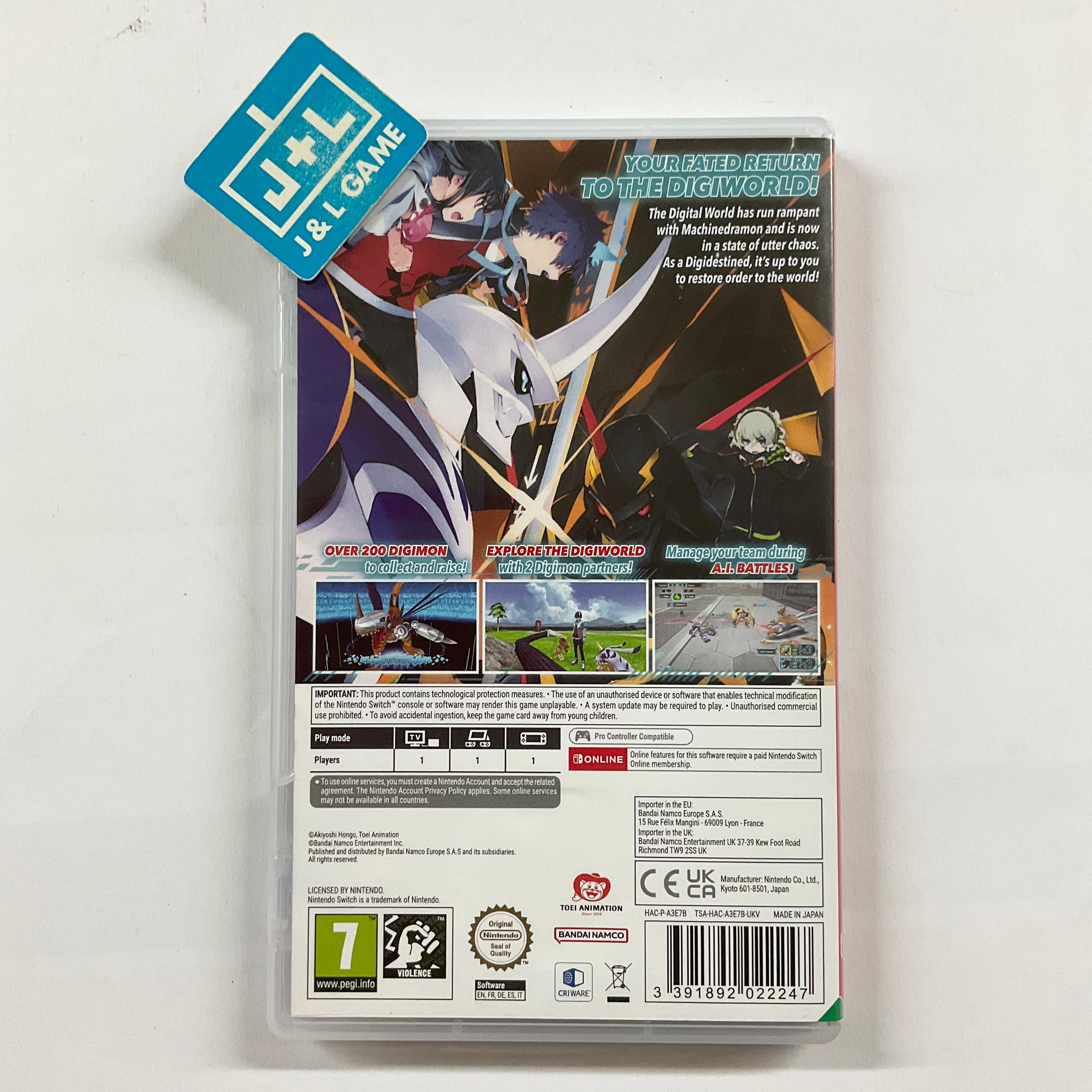Digimon World: Next Order - (NSW) Nintendo Switch (European Import) [Pre-Owned] Video Games BANDAI NAMCO Entertainment   